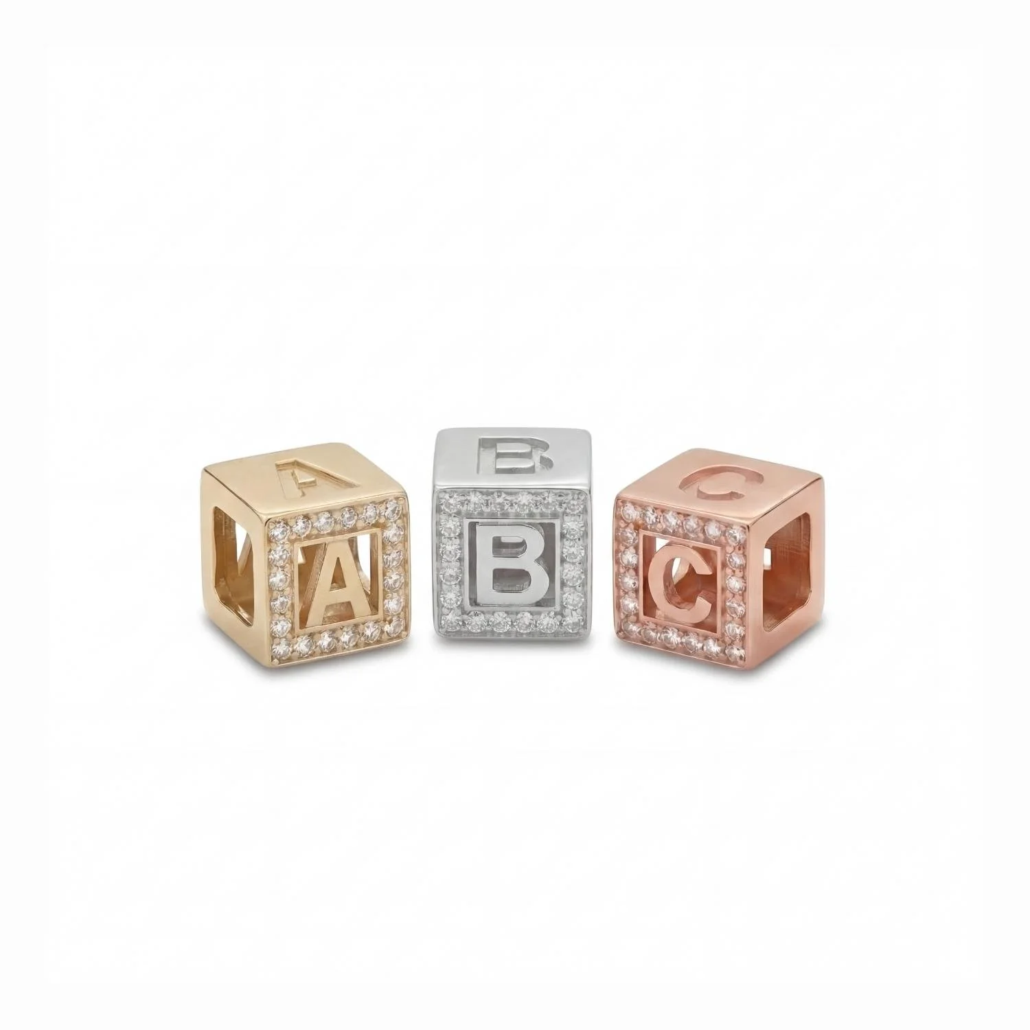 Baby Block Letter Pendant