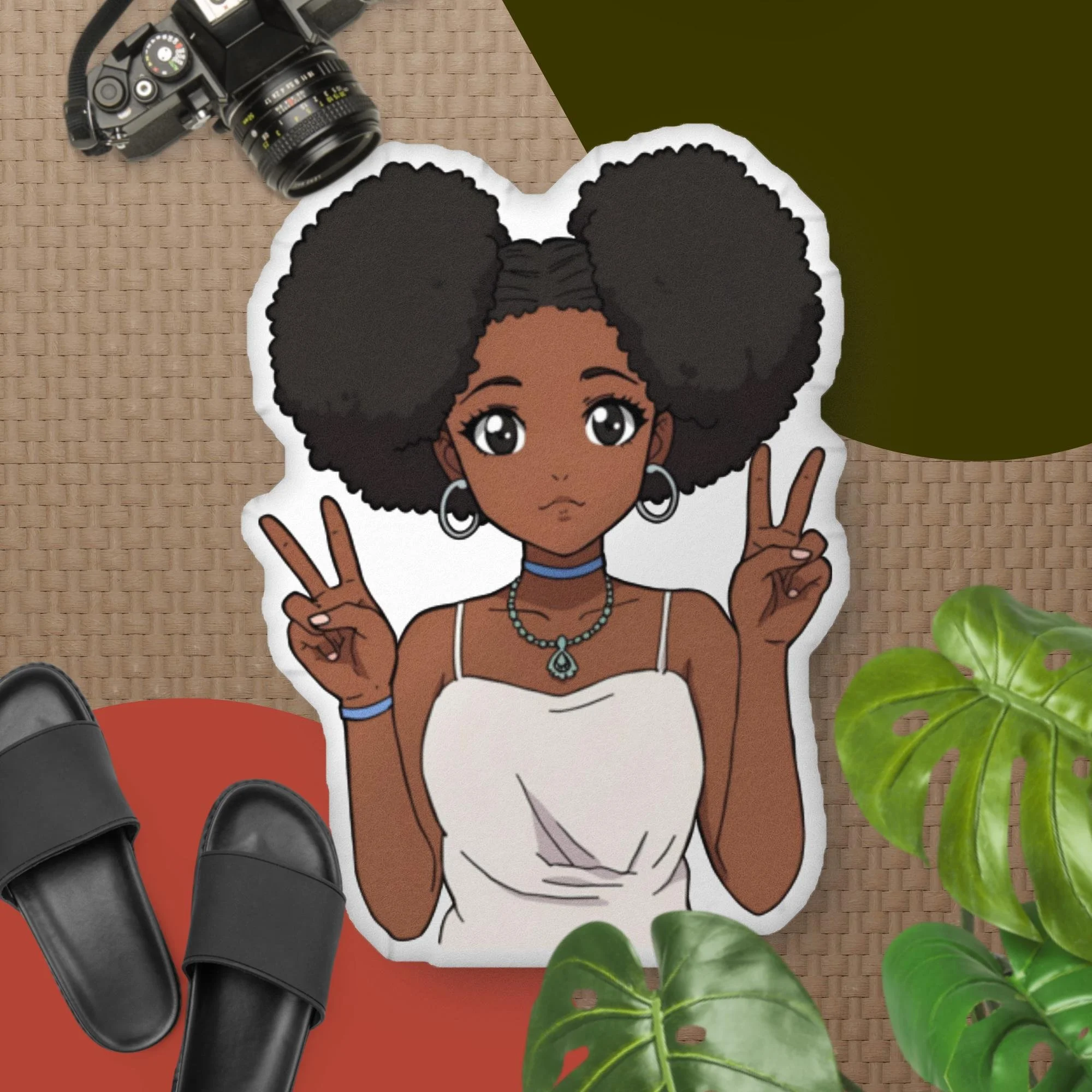 Spiritual Black Gal Body Pillow