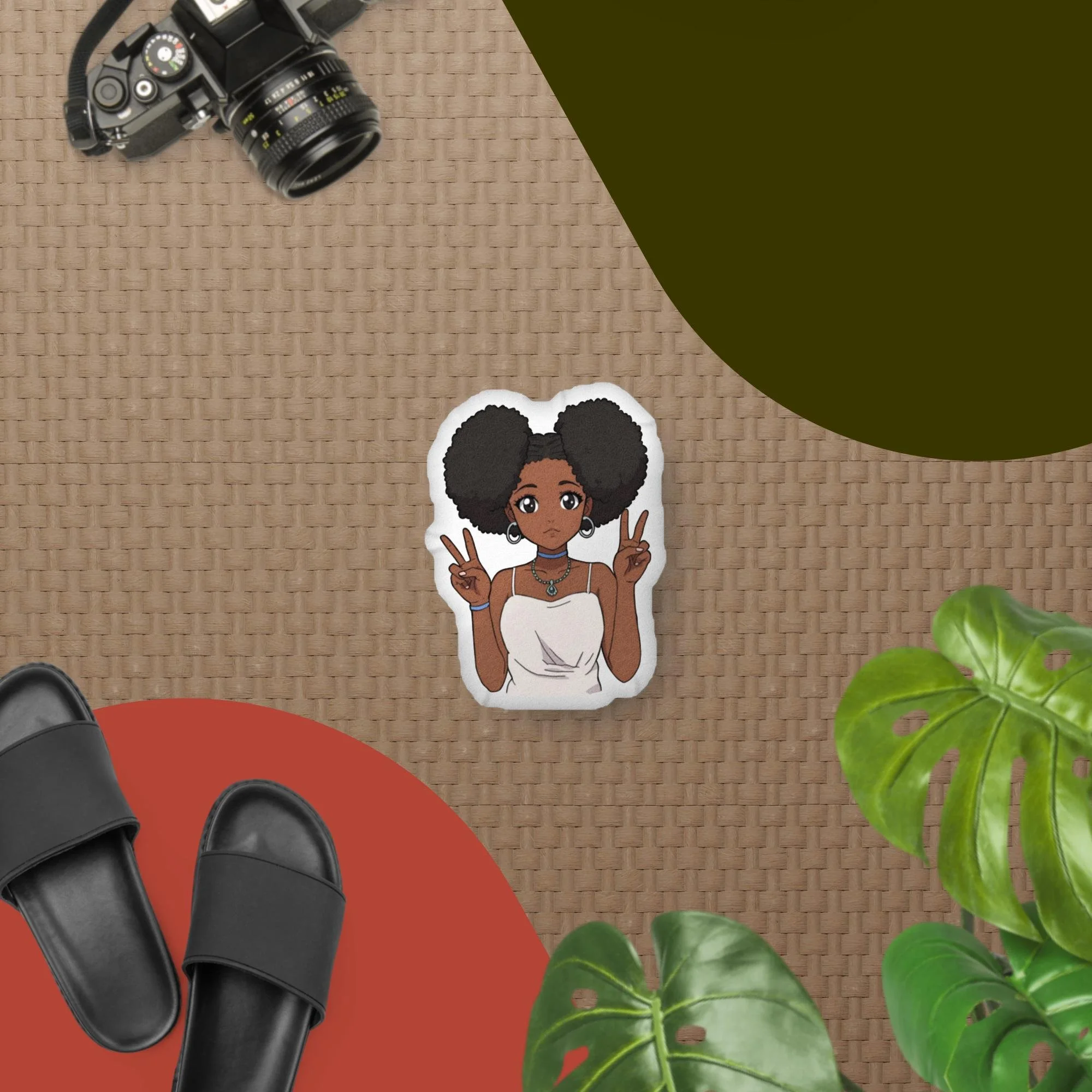 Spiritual Black Gal Body Pillow