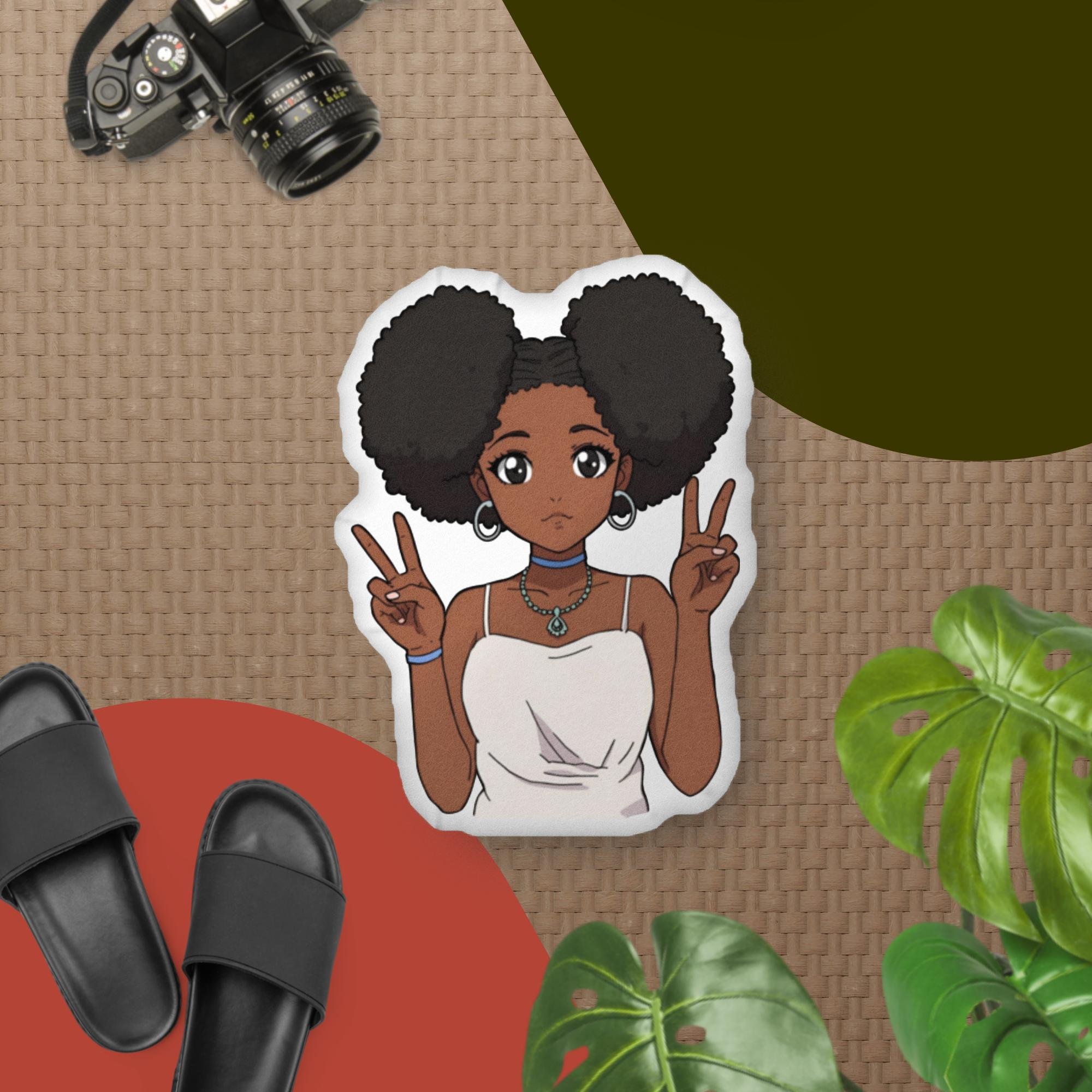 Spiritual Black Gal Body Pillow