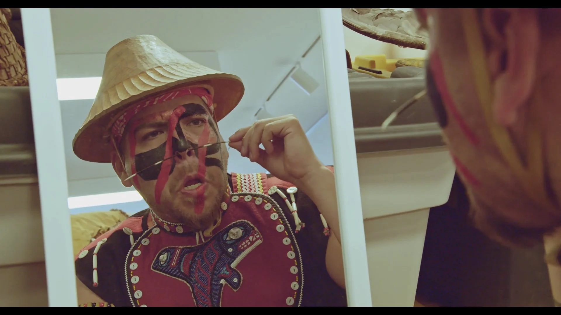 Journeys to Adaka Gary Johnson quill mirror.jpg