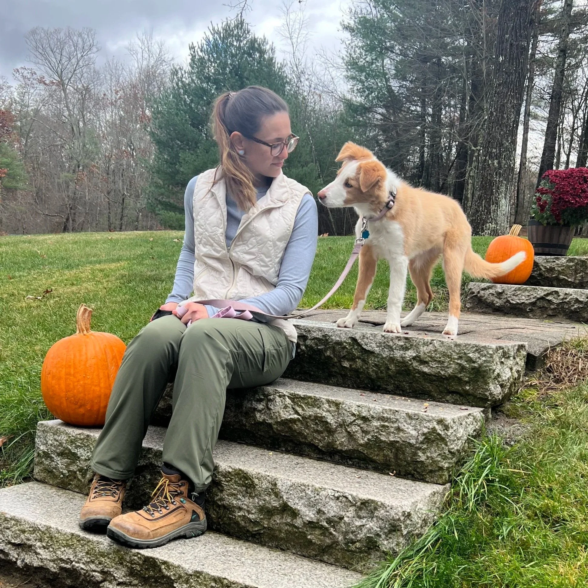 Cassie and Fable look at each other lovingly