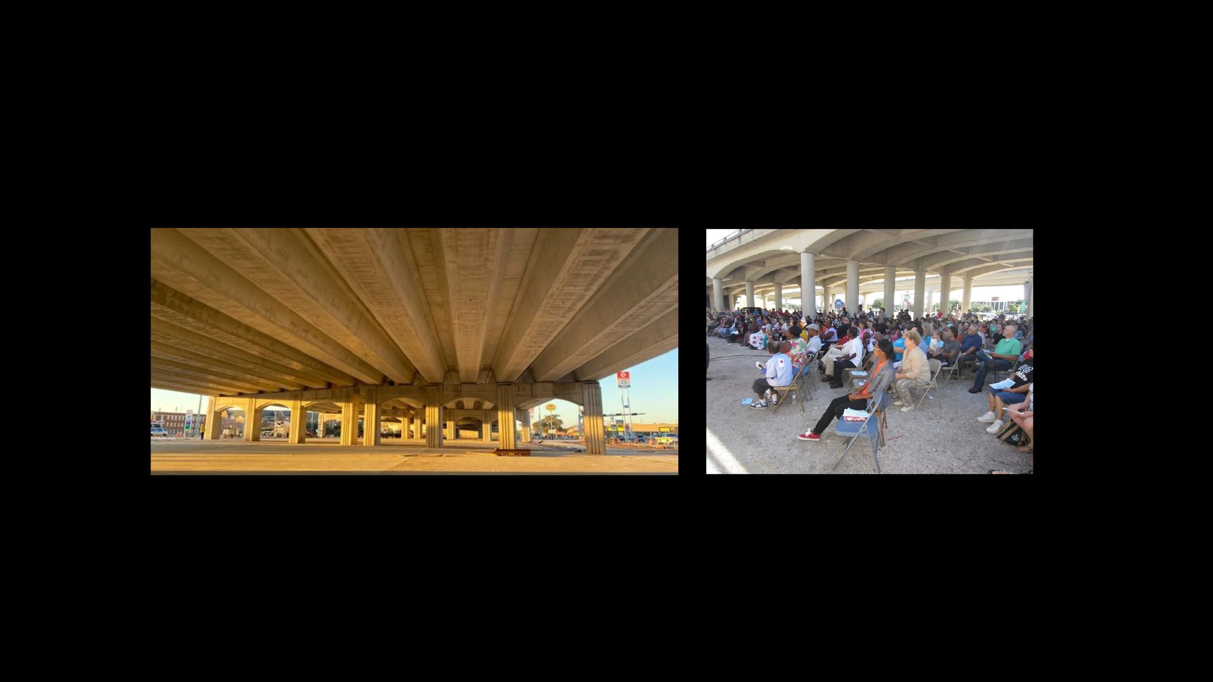 Picture on the left
Church Under the Bridge. [Facebook Profile]. Facebook. Retrieved November 4, 2025. https://www.facebook.com/p/Church-Under-the-Bridge-100064392743740/

Picture on the right
Dorrell, J. (2016). Church Under the Bridge | Waco Histor