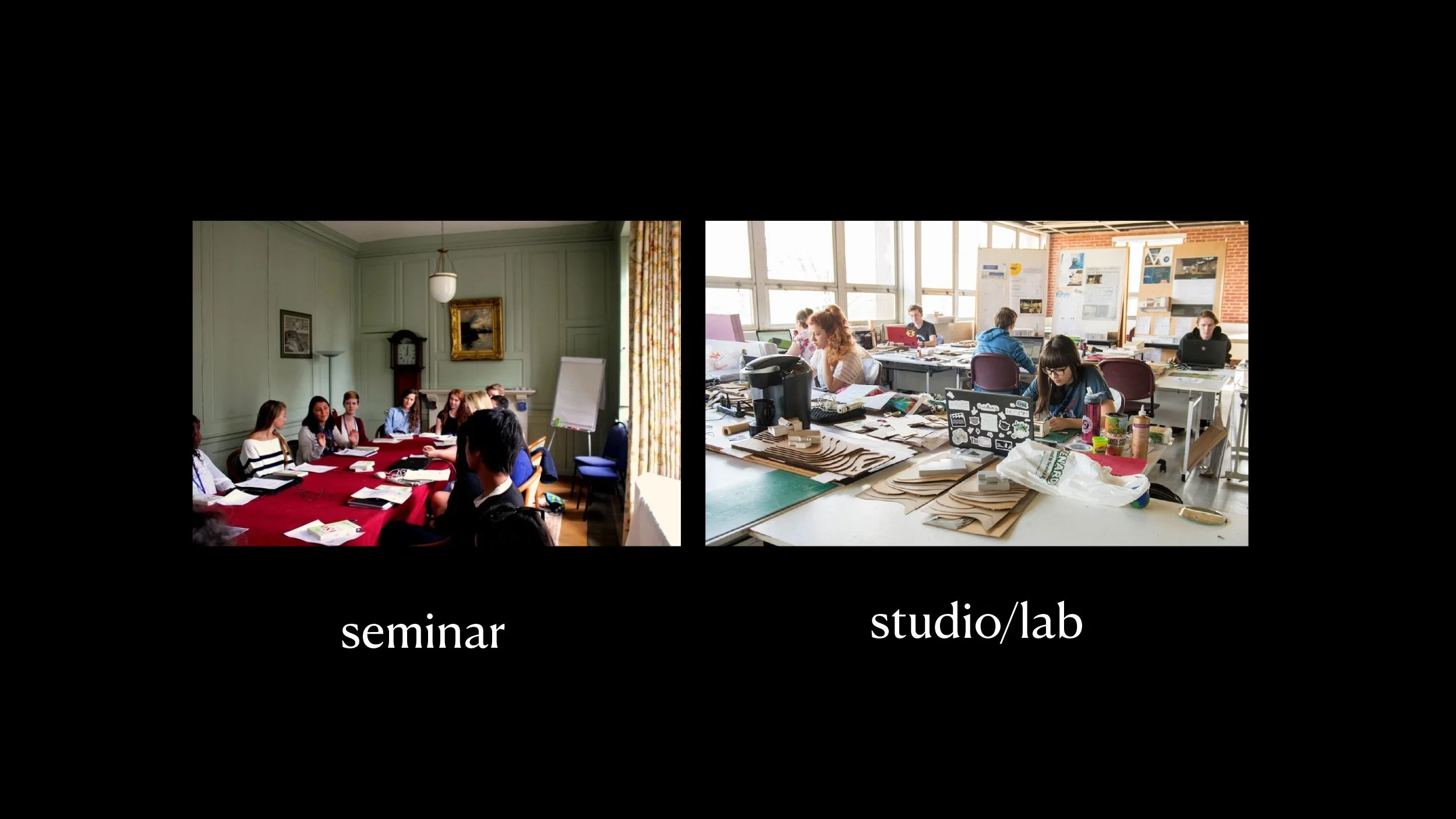 Picture on the left
Cooper, B. (February 12, 2021). Old vs New: Nano learning vs The Oxford Seminar. LinkedIn. https://www.linkedin.com/pulse/old-vs-new-nano-learning-oxford-seminar-barry-cooper 

Picture on the right
Architecture Bachelor Degree | A