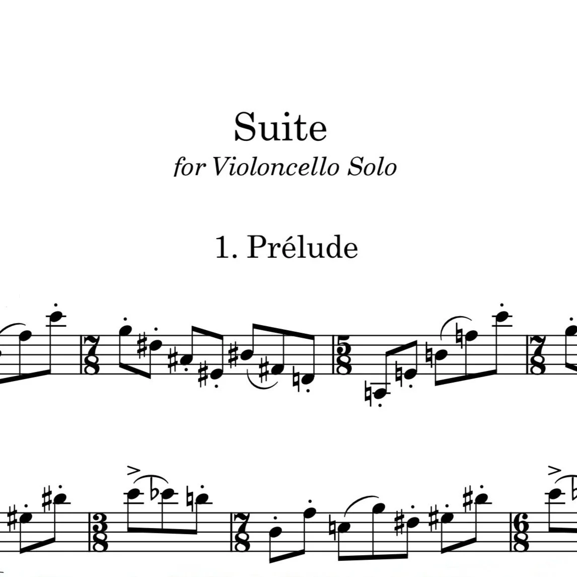 Suite for Violoncello Solo