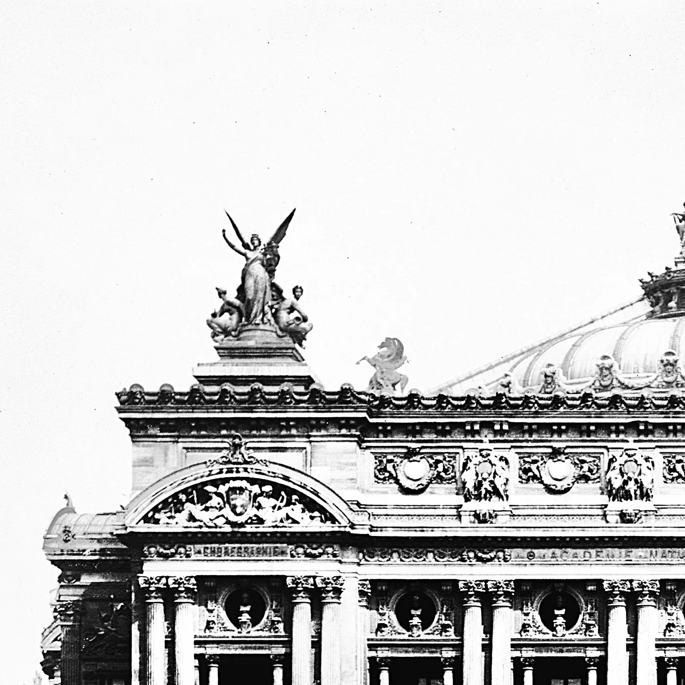 Palais Garnier facade detail, Paris — Le Petit Prince (ballet) by Simon Bång