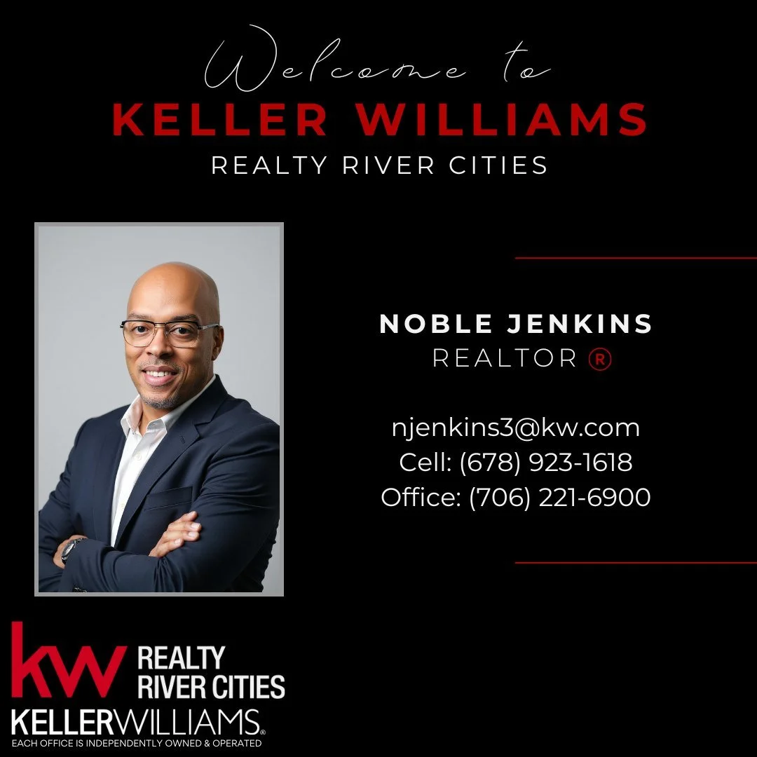We are thrilled to welcome Noble to Keller Williams Realty River Cities 🏠✨

"Noble Jenkins III is a U.S. Air Force Veteran and real estate professional who leads with integrity, service, and community. Born in upstate New York and raised on Arm