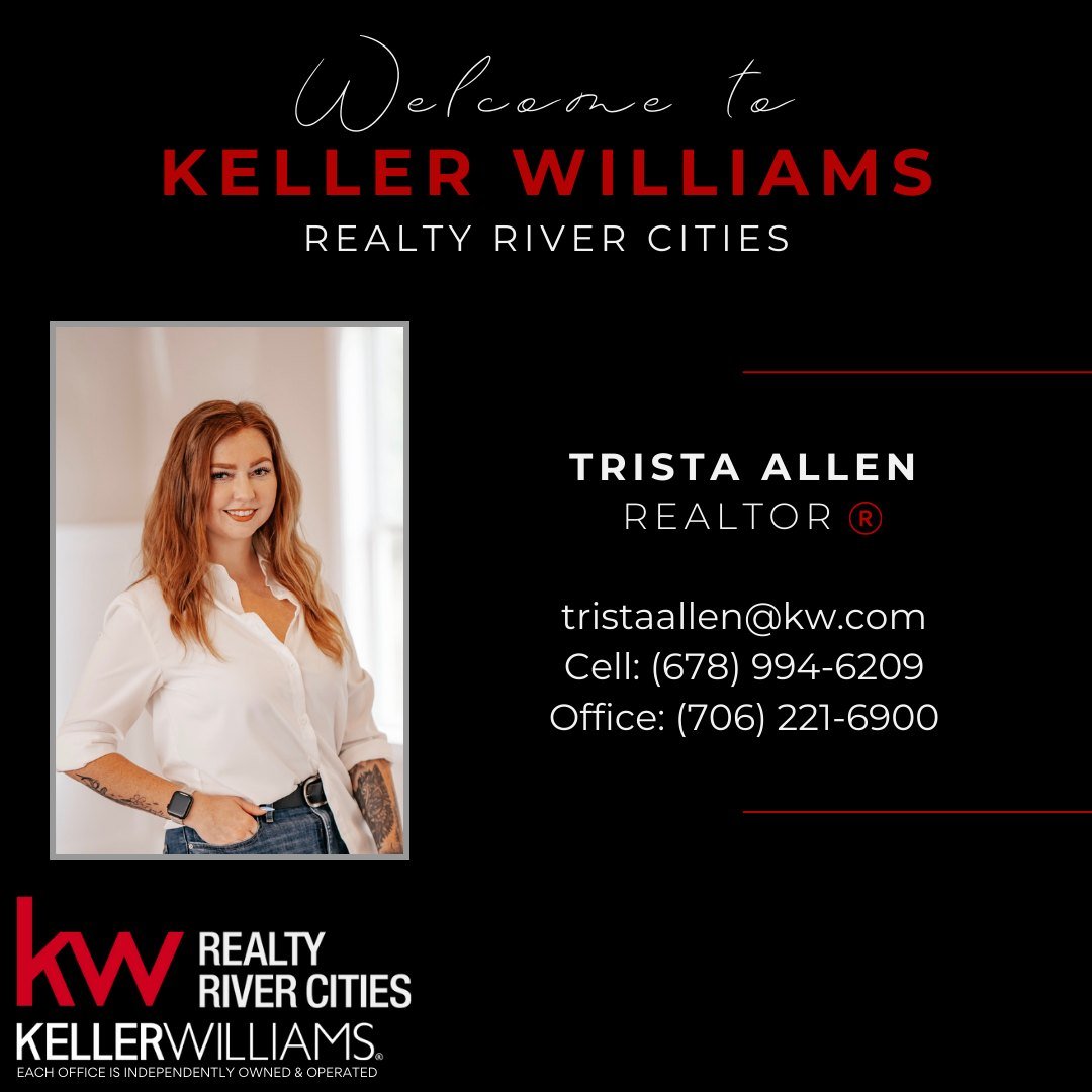 We are thrilled to welcome Trista to Keller Williams Realty River Cities 🏠✨

"Trista Allen is a veteran, military spouse, and REALTOR&reg; licensed in Georgia and Alabama, proudly serving the Fort Benning and surrounding area.

Her real estate 