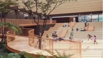 Foto del colegio primera infancia usme, Colombia, cuya interventoría de diseño fue realizada por el arquitecto colombiano Jorge Eduardo Acosta Acosta