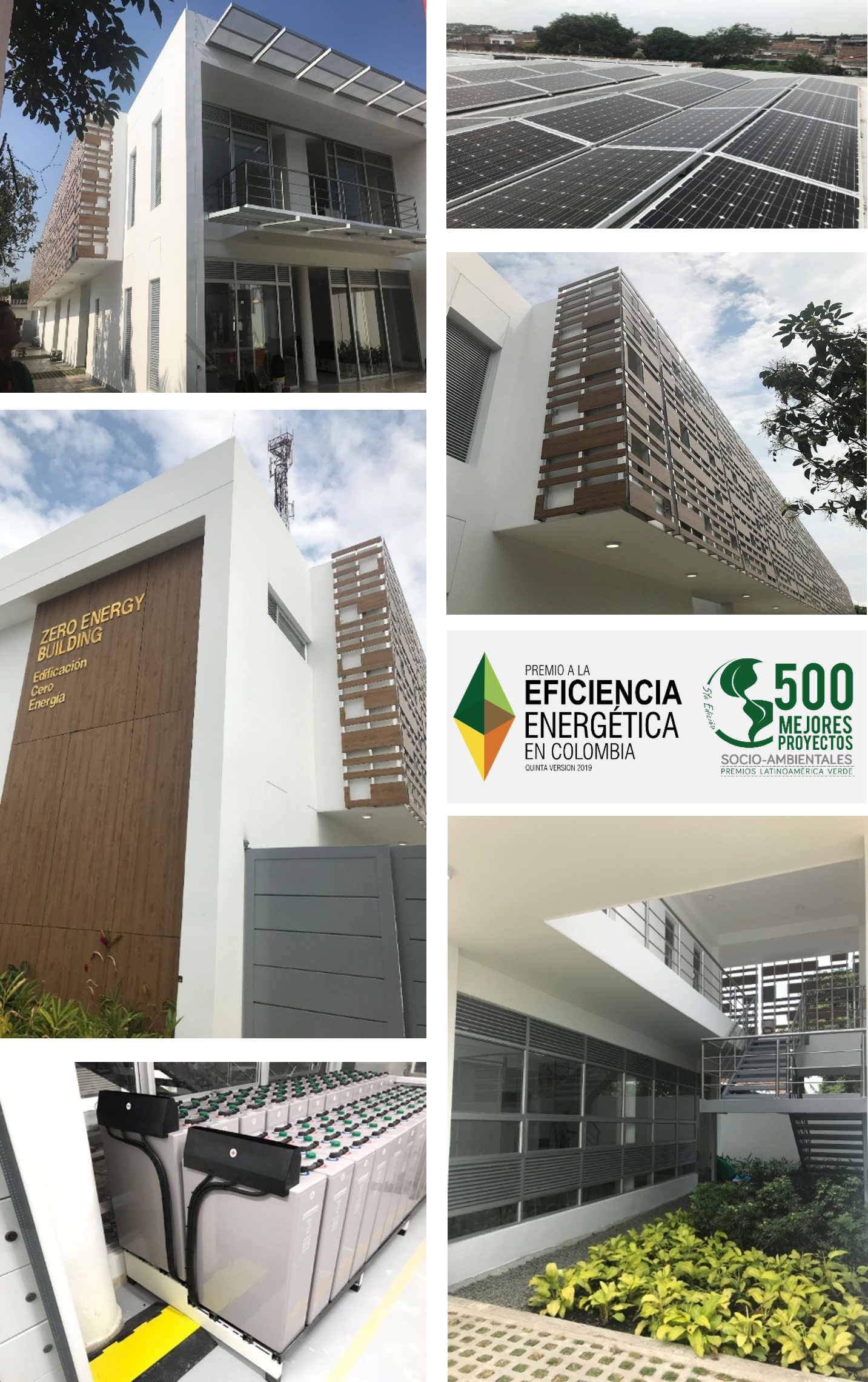 Imágenes la Estación de Policía Cero Energía en Florida, Valle, Colombia, denominado 'Zero Energy Building' en Colombia, diseñado por el arquitecto colombiano Jorge Eduardo Acosta Acosta