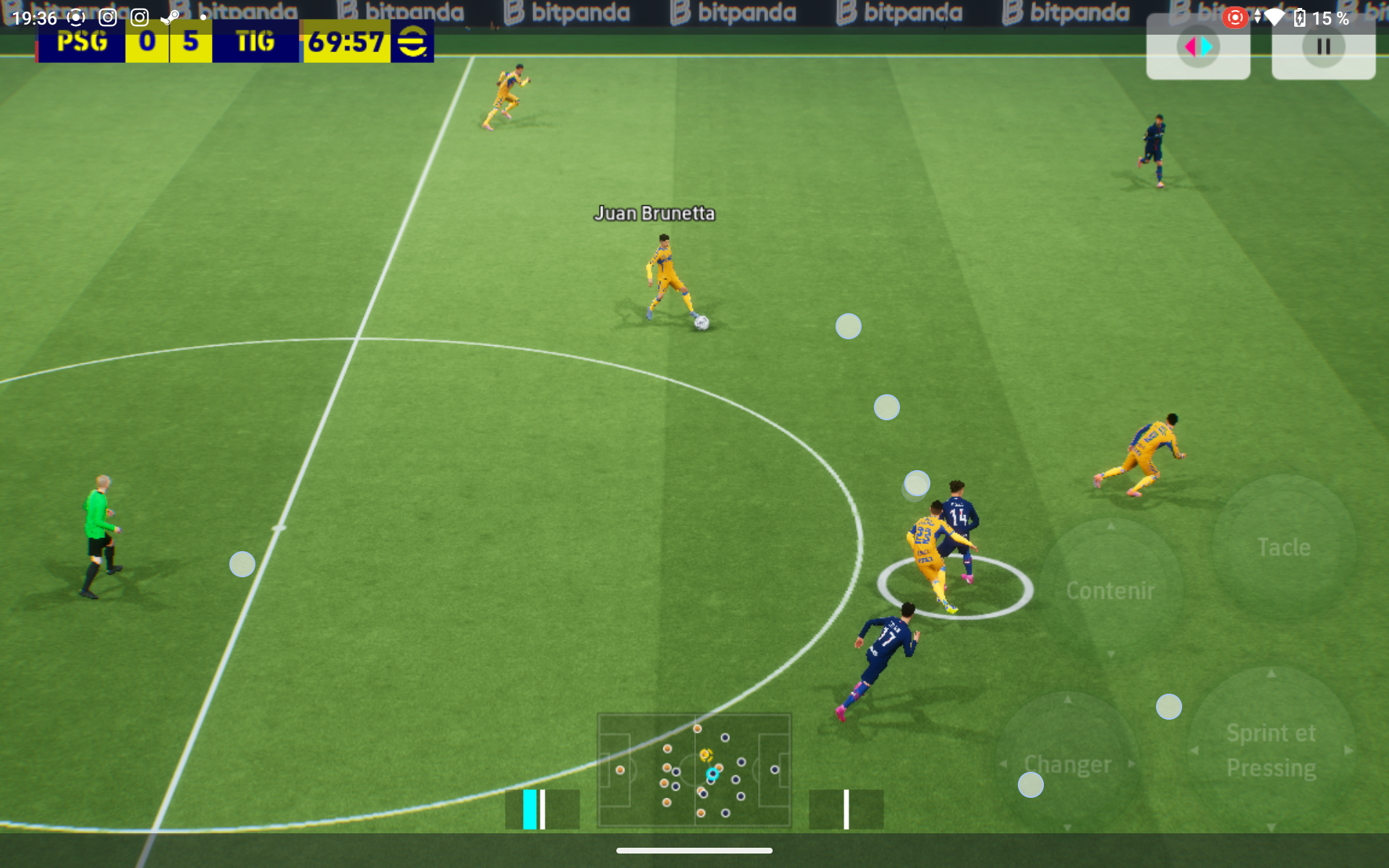 Création de contenu vidéo esport spécifique application efootball de konami version Android