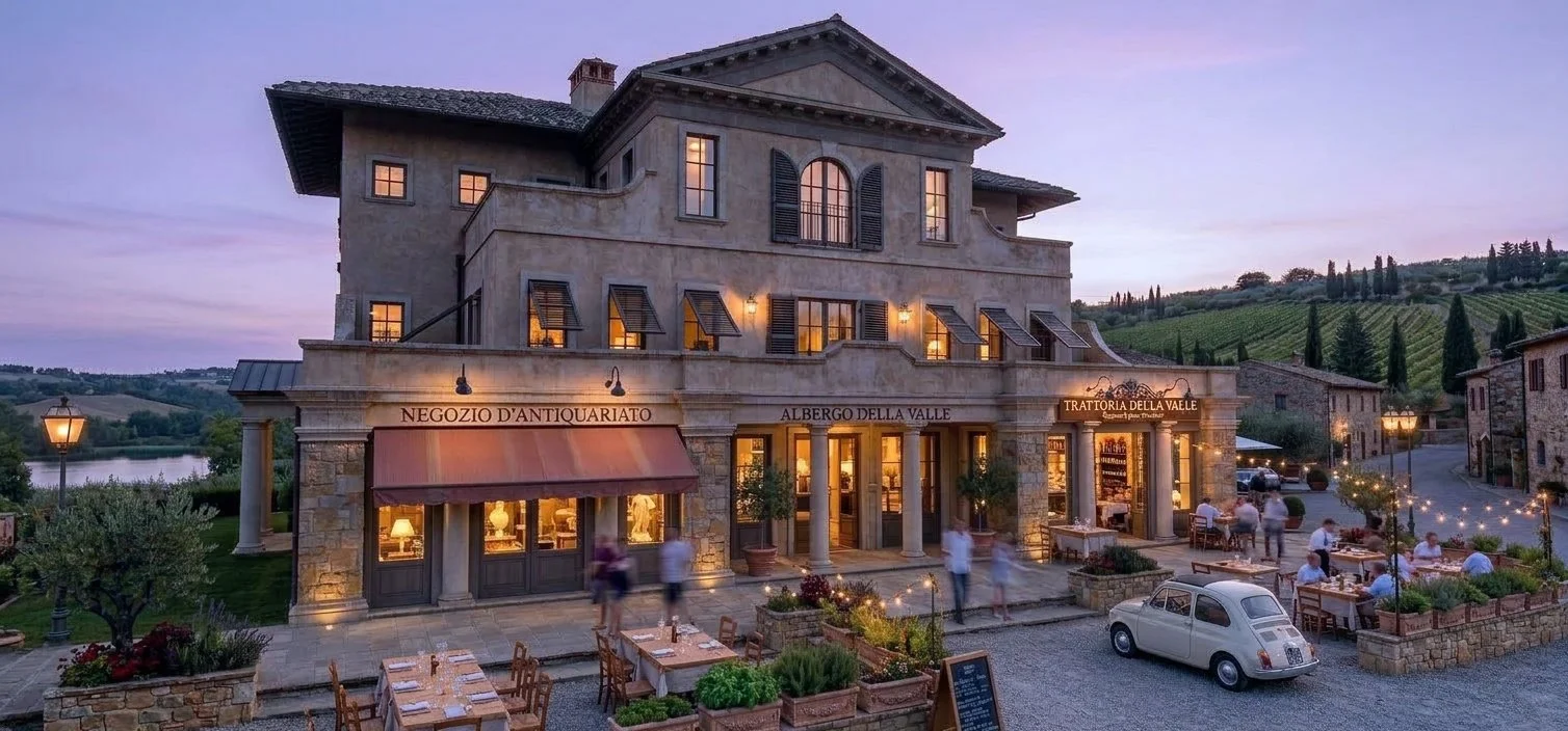 stephen-fuller-inc-cliffs mountain park-cluster village retail center-sunset-16.jpg