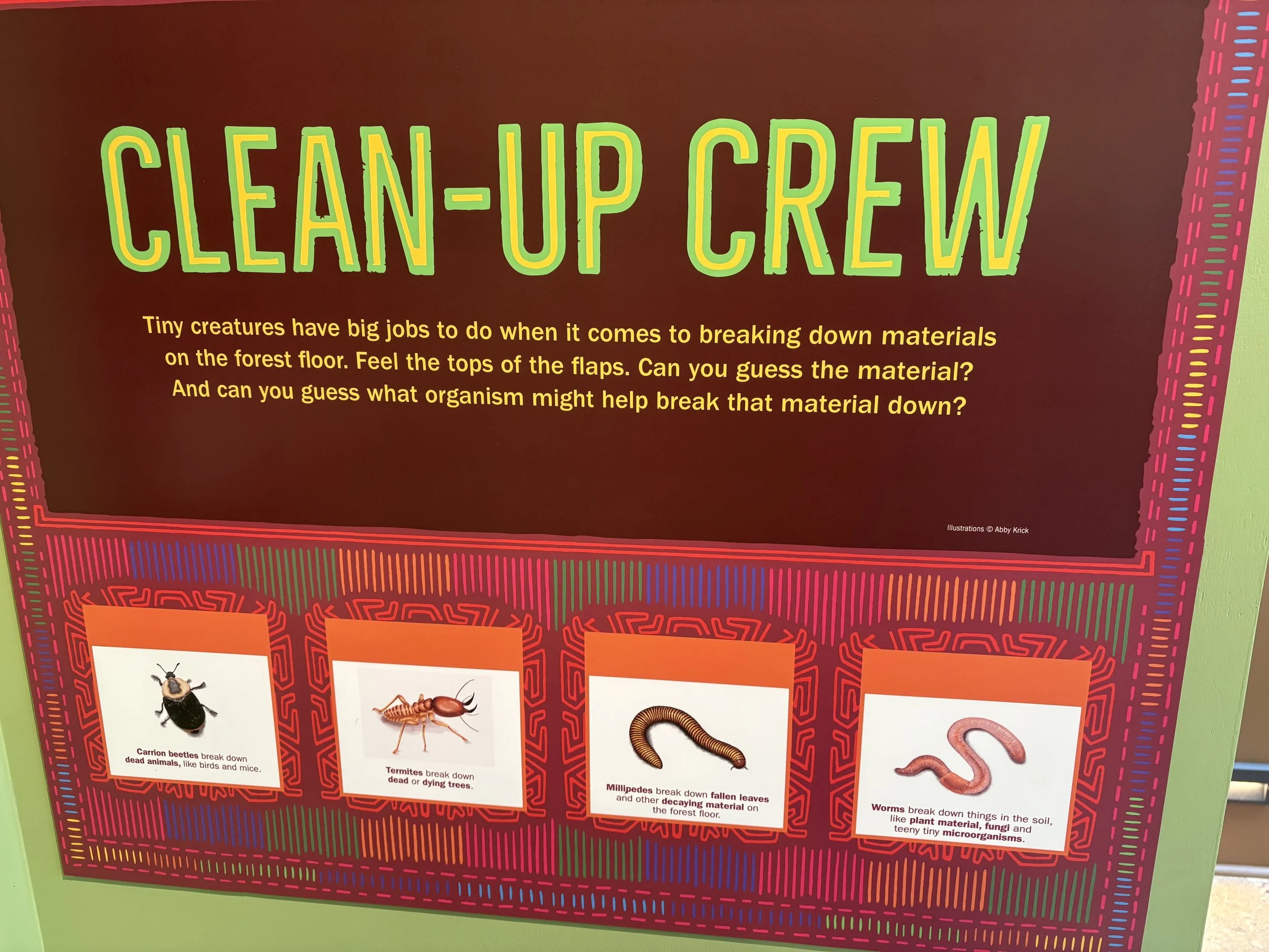 Clean-Up Crew Signage