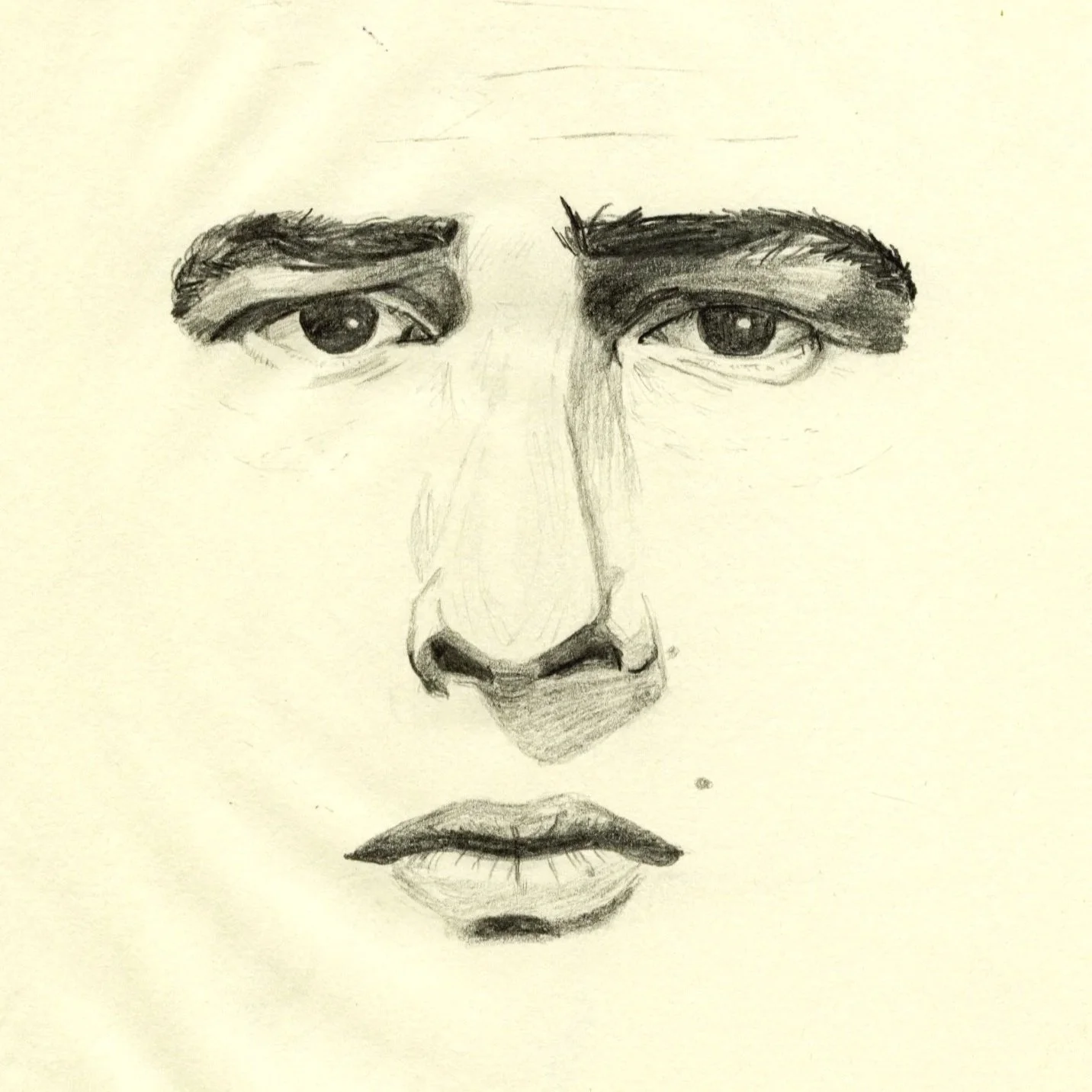 Facial Study of Marlon Brando, 2015