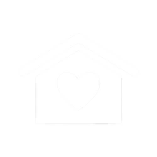 Icon of a house with a heart inside.