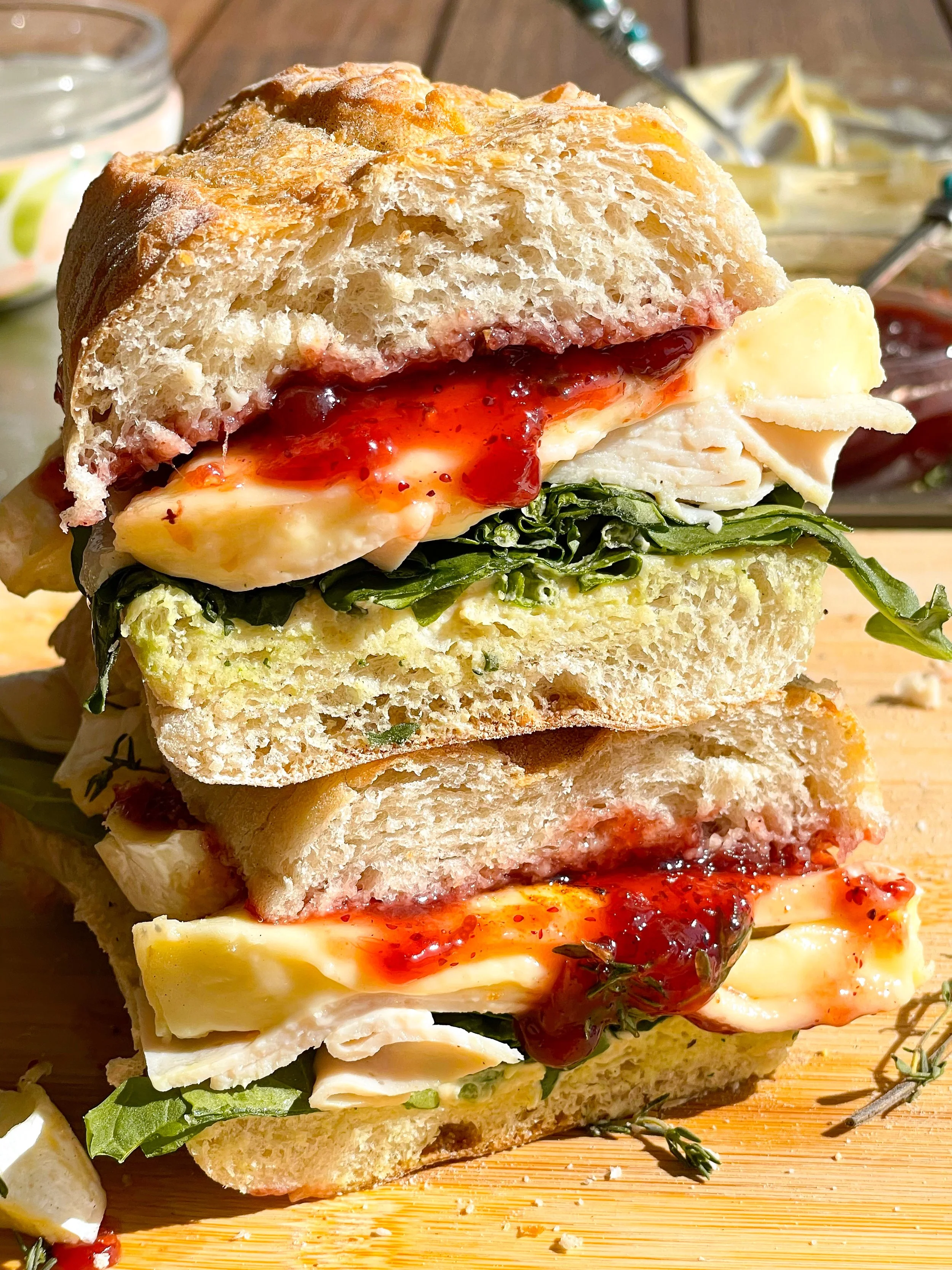 Christmas Cranberry &amp; Brie Sandwich