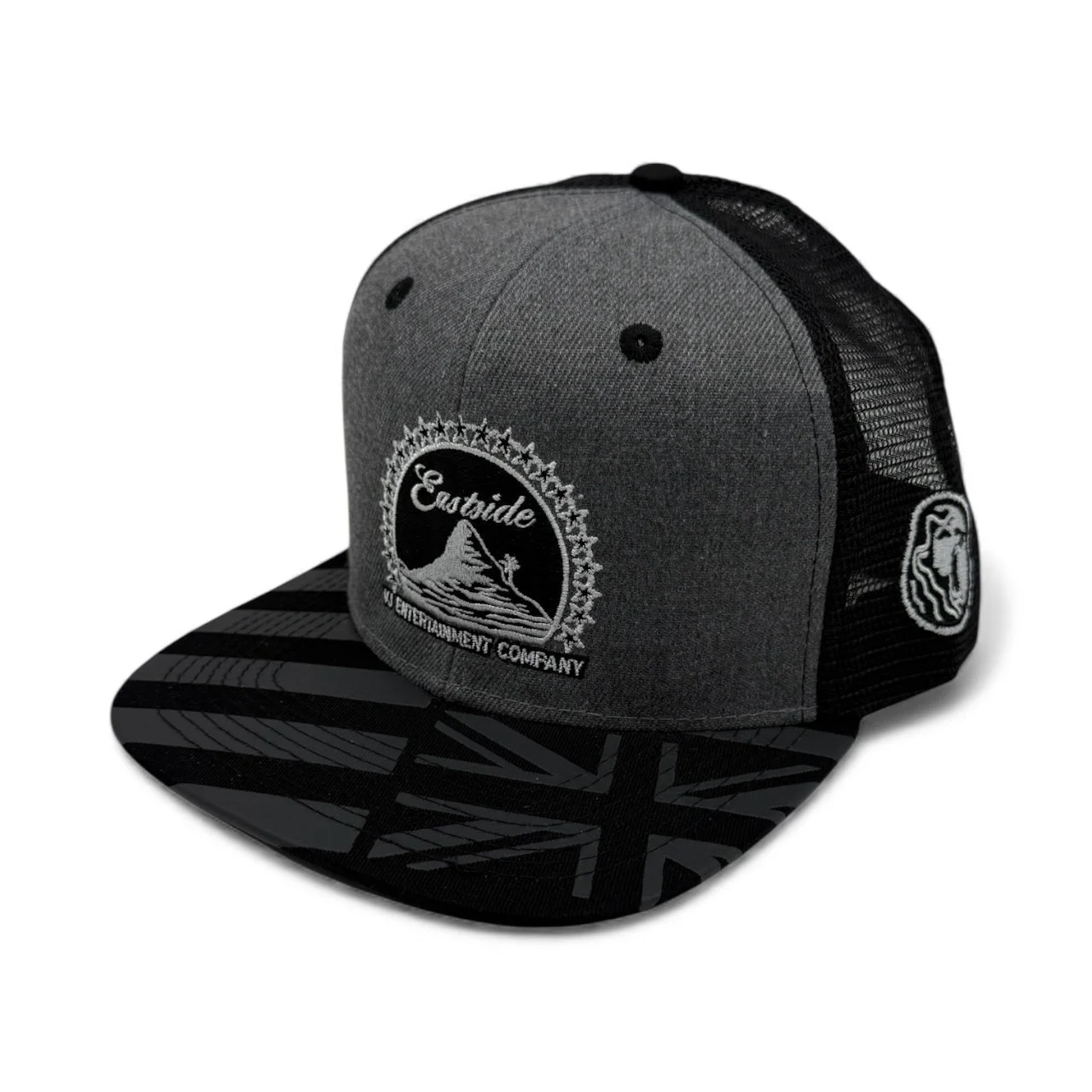 2 Tone Dark Heather Flag Snapback