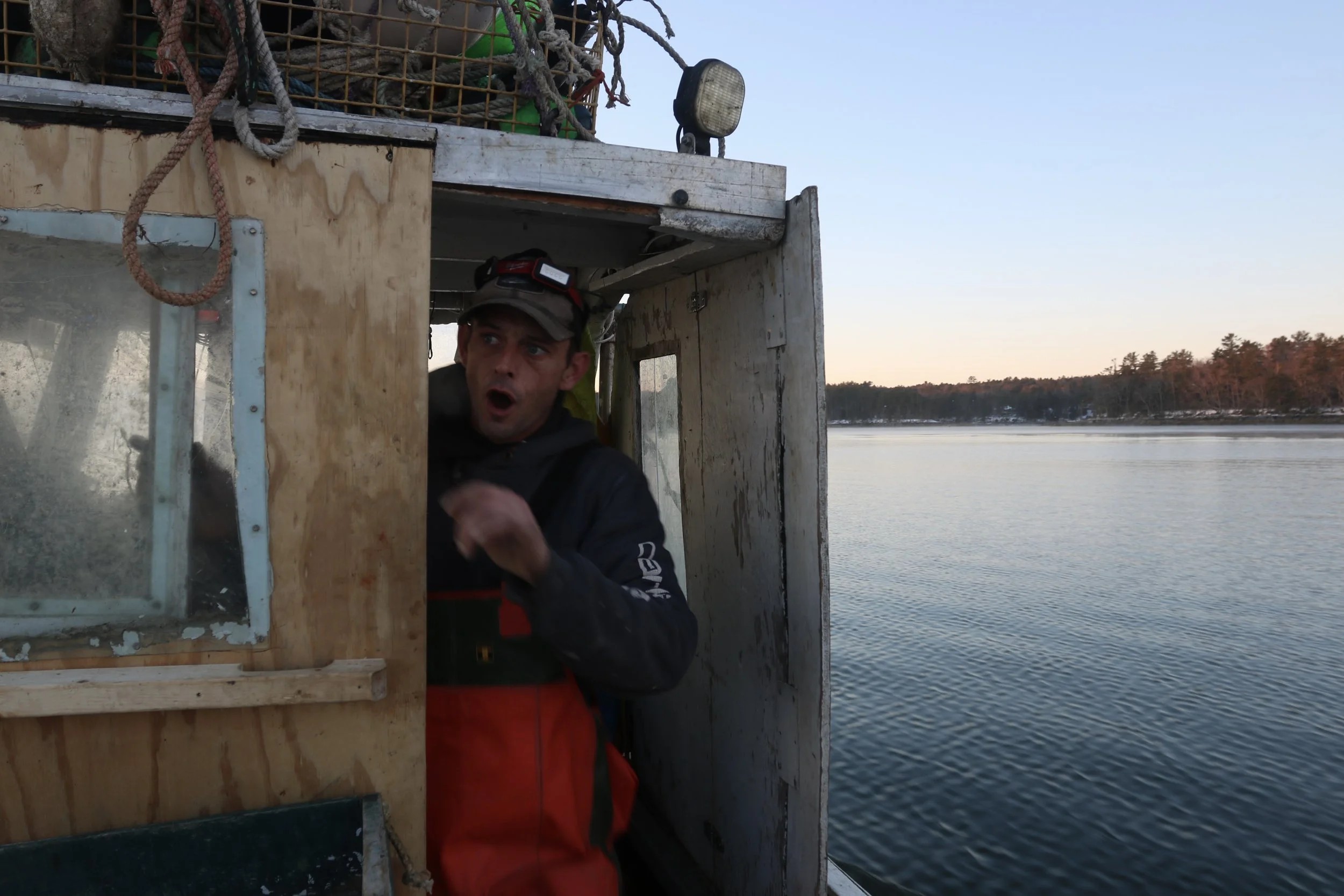Can't remember now what dan was pointing out. Some aspect of the shoreline.
