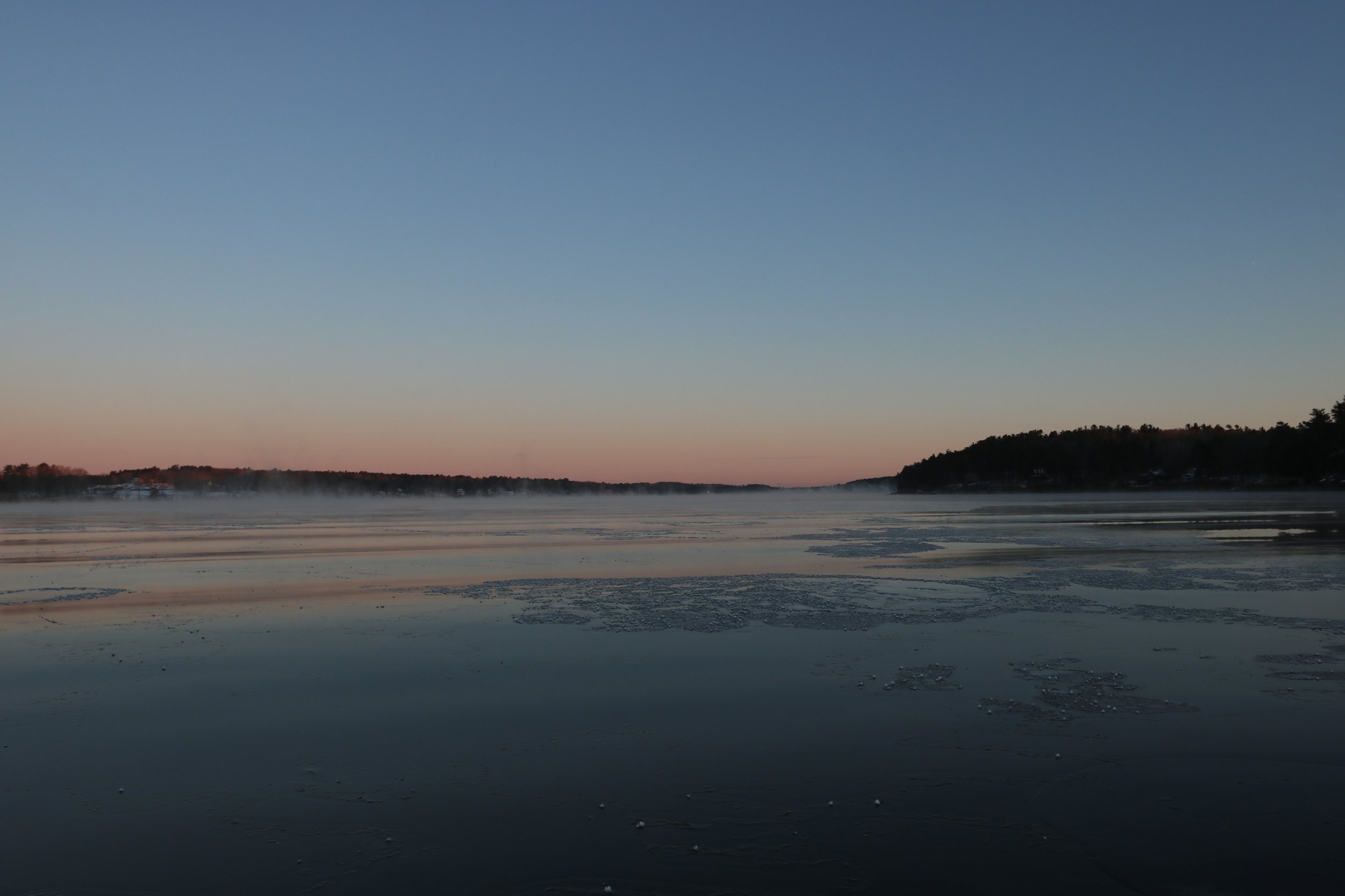 Single digit air. Up the New Meadows we ran into an ice pack that turned us around. 