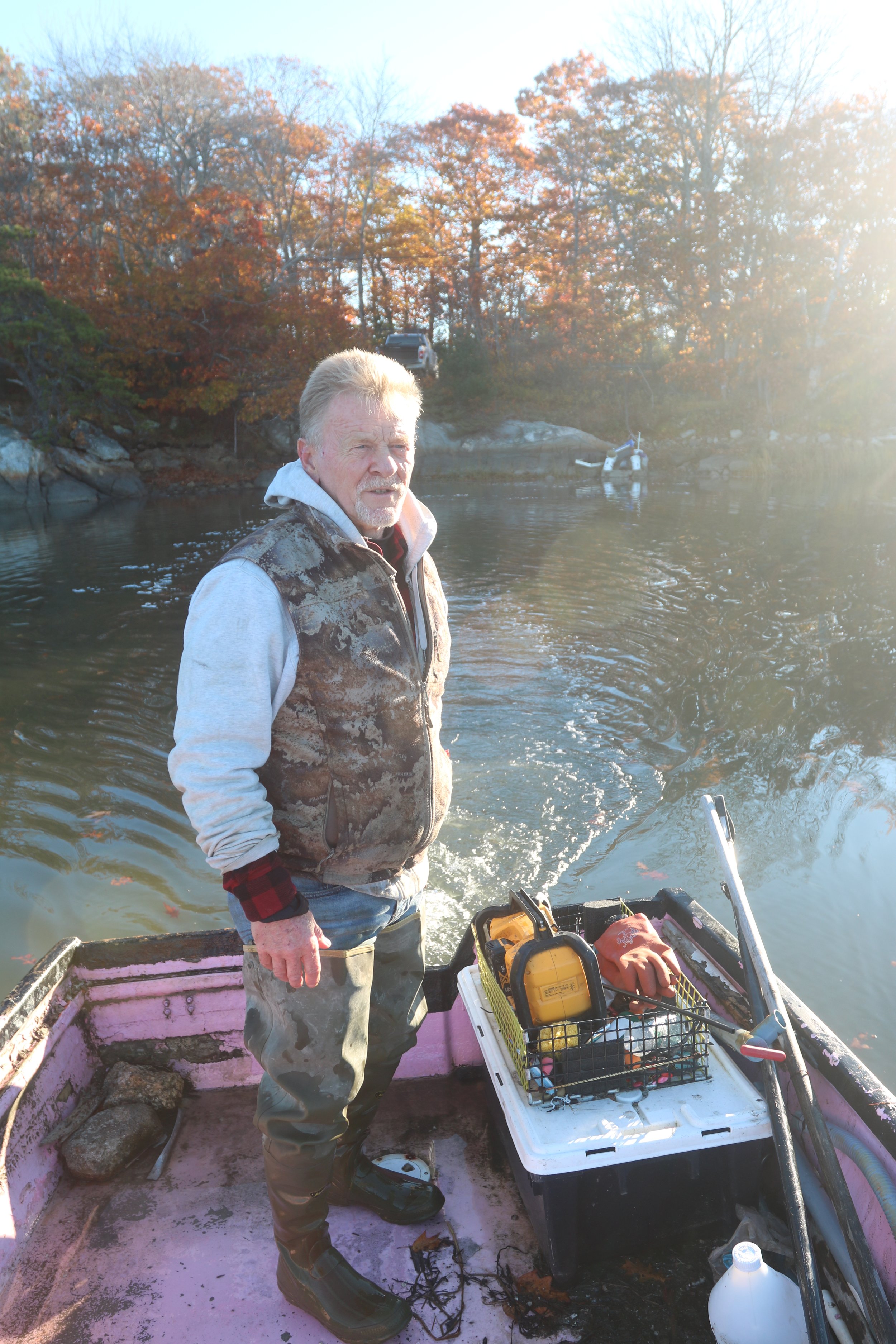 A few more bags to haul up before season's end. 