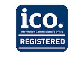 Logo of the Information Commissioner's Office with the word 'REGISTERED'.