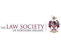 Logo of The Law Society of Northern Ireland with crest and text