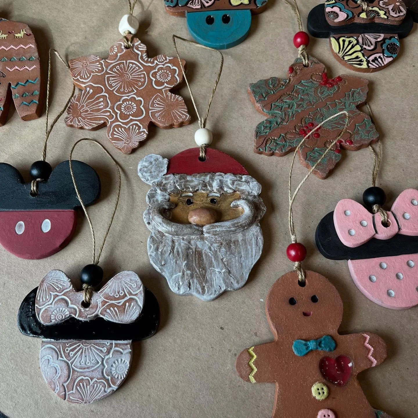 It&rsquo;s that time of year again.. 
These student pieces are hot out of the kiln!
Christmas Ornaments workshops are scheduled for November 29 or 30 2-4p.
 Checkout our website to register or for more info. 

Holiday workshops can also be custom sch