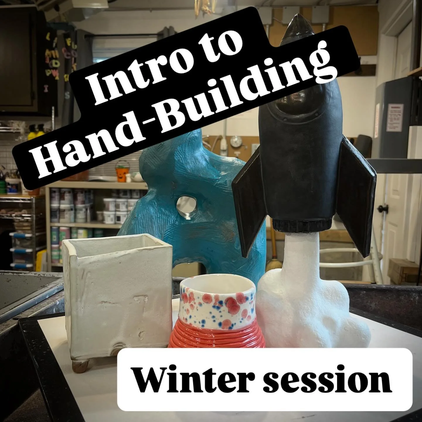 Class: Intro to Hand-Building, Winter session!
Spots available today.
For those seeking a more in-depth Clay experience! Learn the fundamentals of Hand-Building, Surface Decoration and Glazing. Class size is limited to 6 spots to ensure a private les