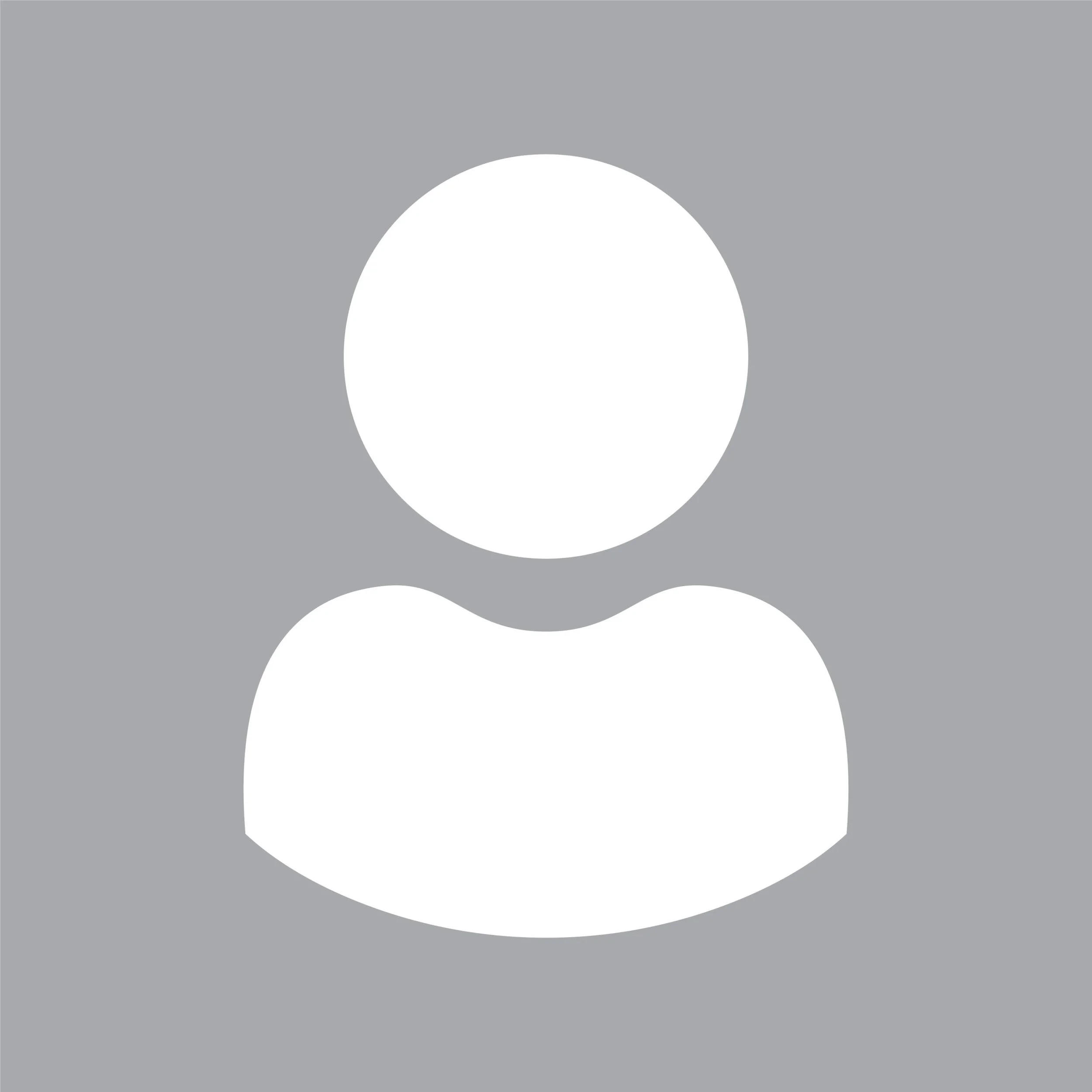 A gray background featuring a large white circle in the center and smaller white circles at the top and bottom.