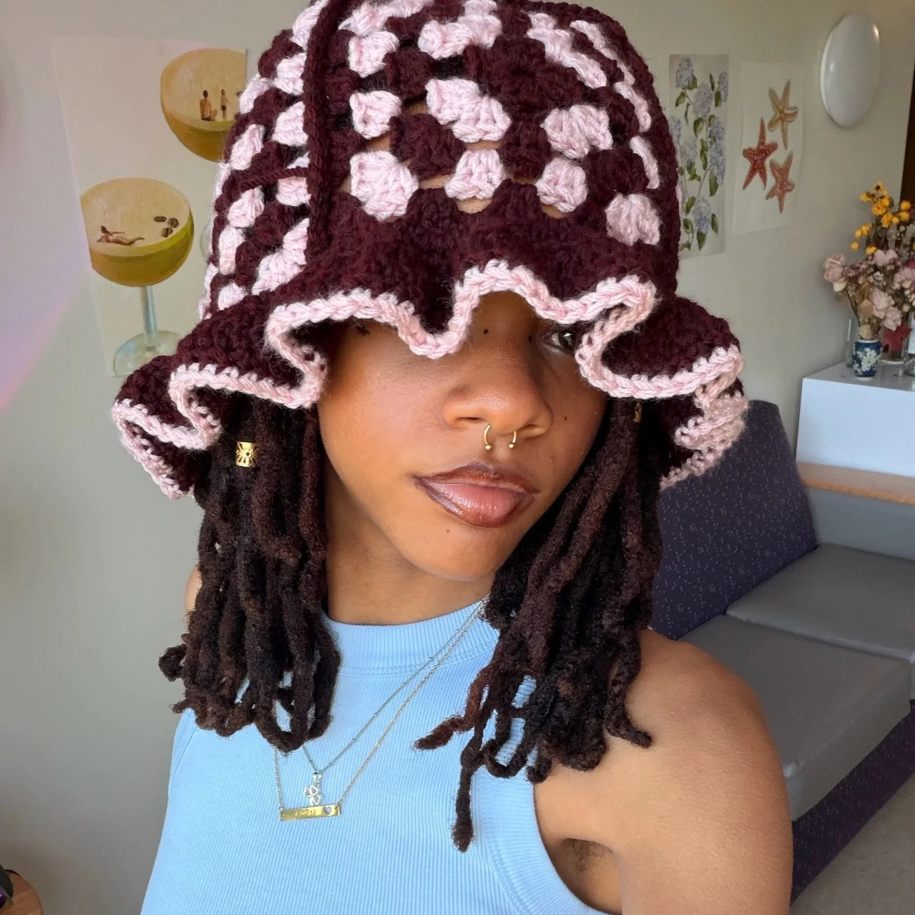Granny Square Bucket Hat