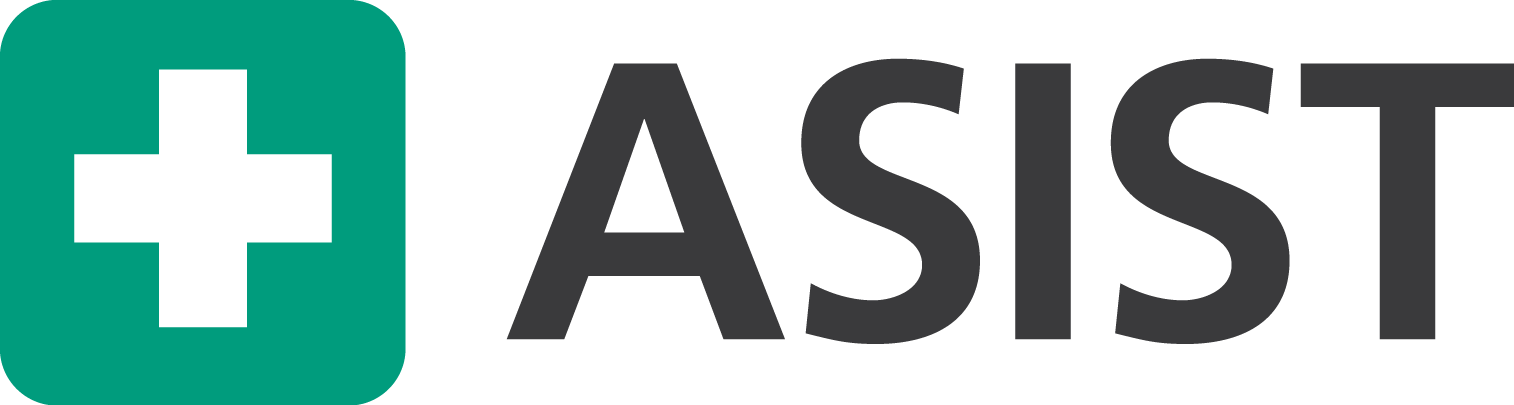 Logo of the American Society for the Prevention of Cruelty to Animals with a green square containing a black cross and the word 'ASIST' in black letters.