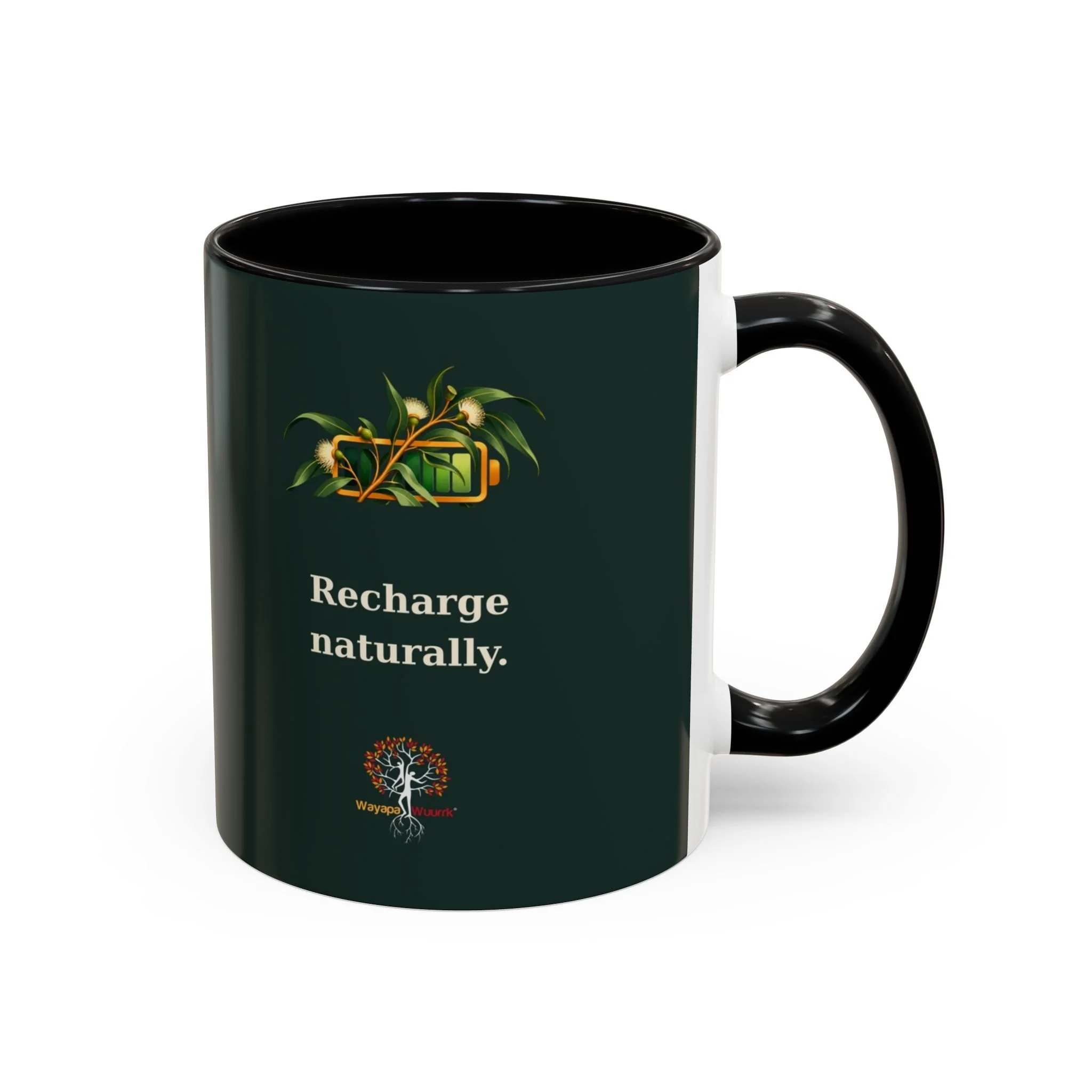 Recharge Naturally - Wayapa Accent Mug