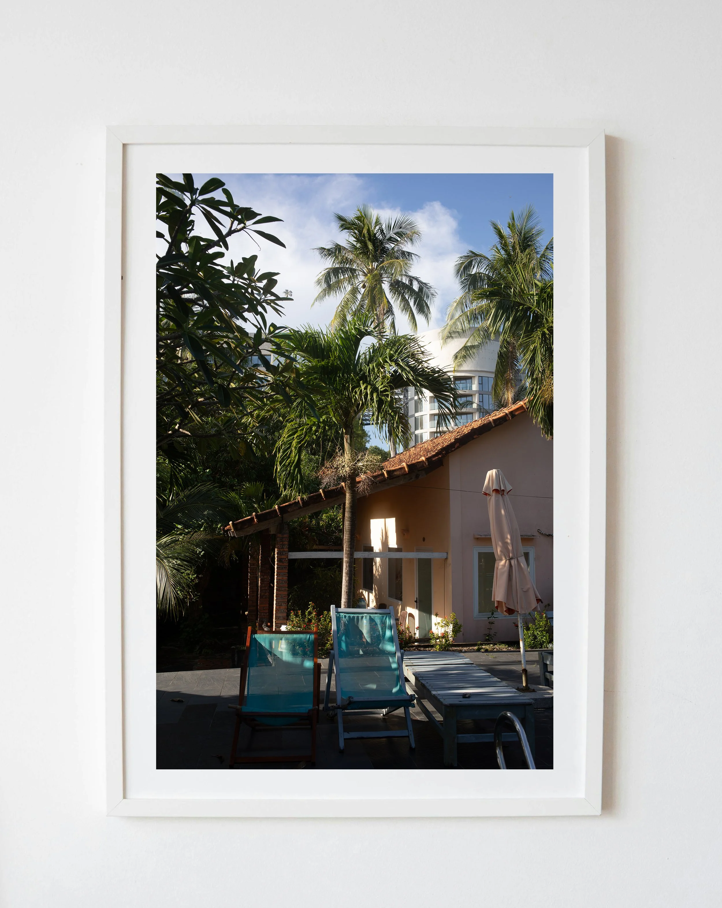 Sunbed Composition – Tropical Fine Art Print | Isla Arthouse