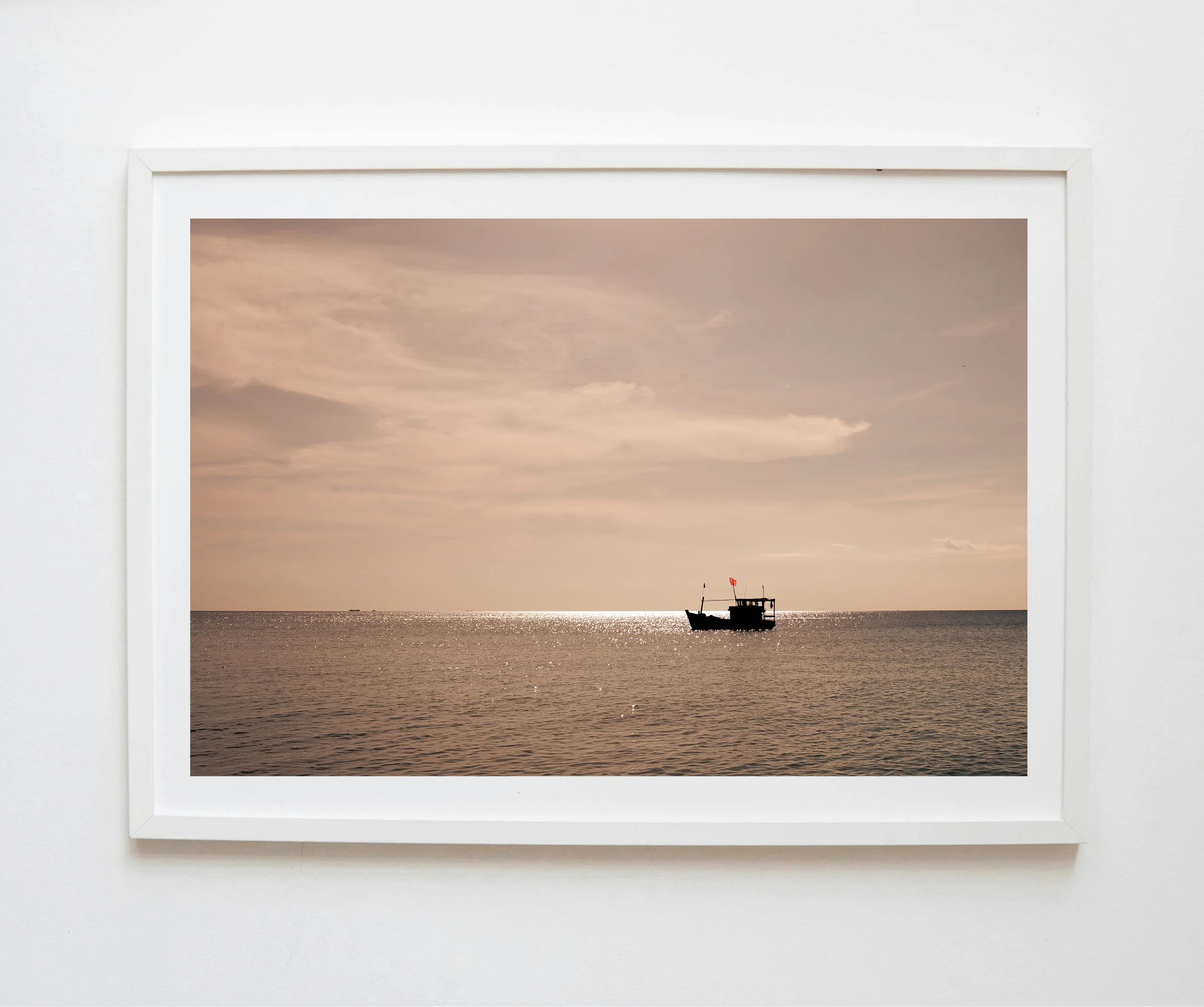 Blush Drift (Landscape) – Island Fine Art Print | Isla Arthouse