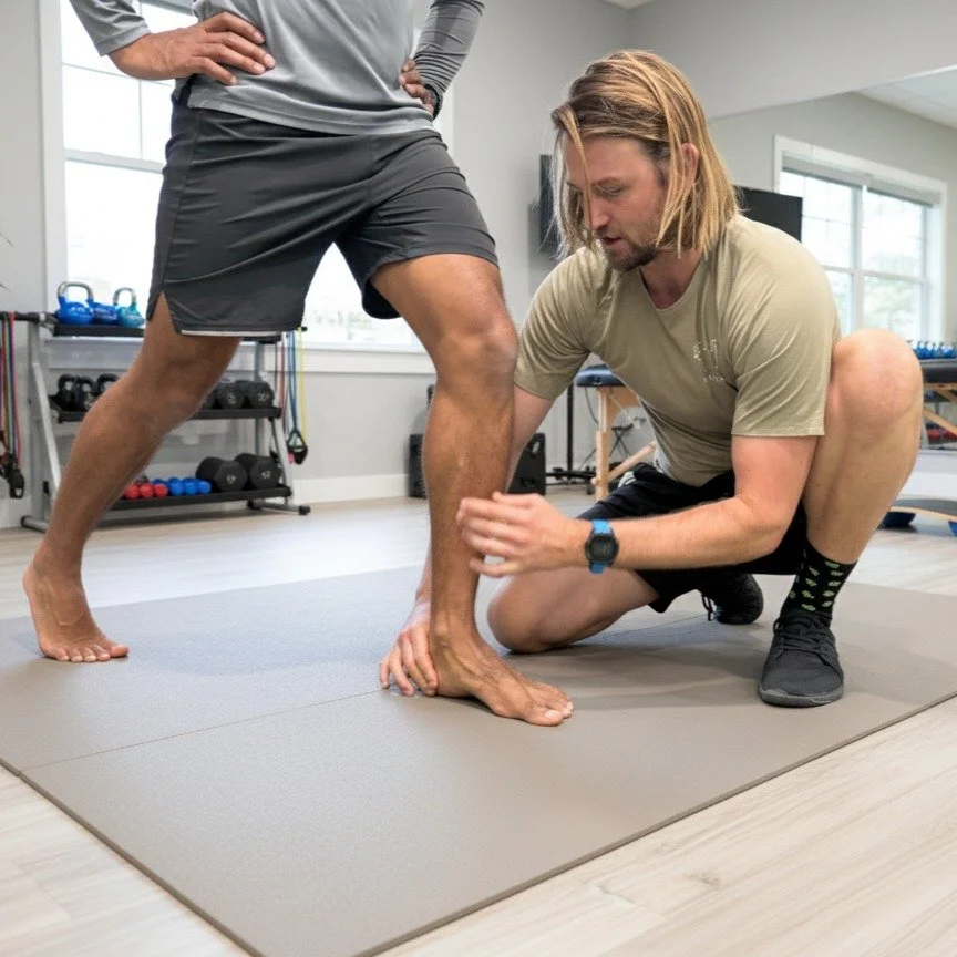 Rehab starts from the ground up. 🦶
Weak ankles can quietly set off a chain reaction leading to bigger injuries. Building strength from the base creates true, lasting stability.