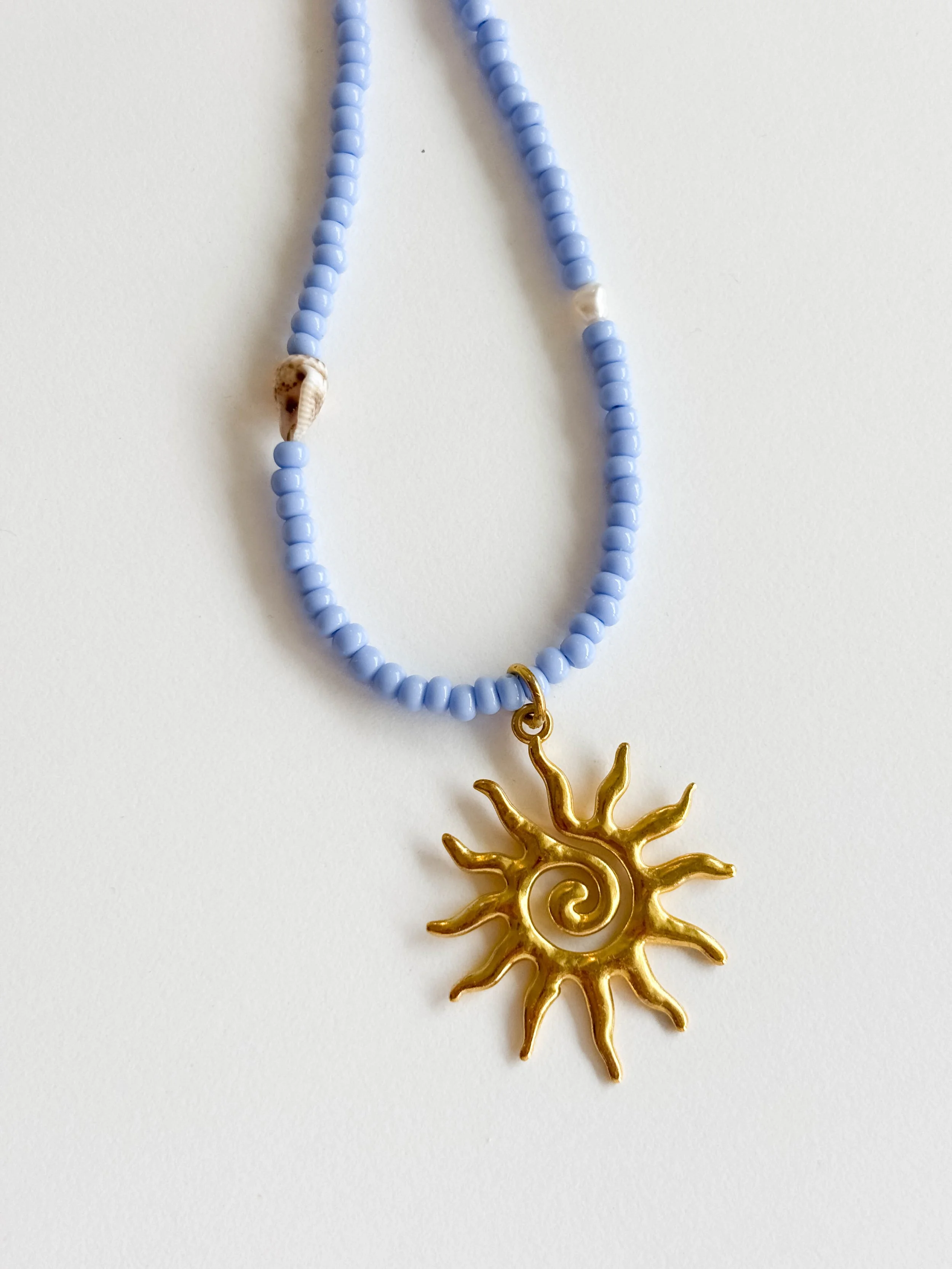 Blue Sun Necklace