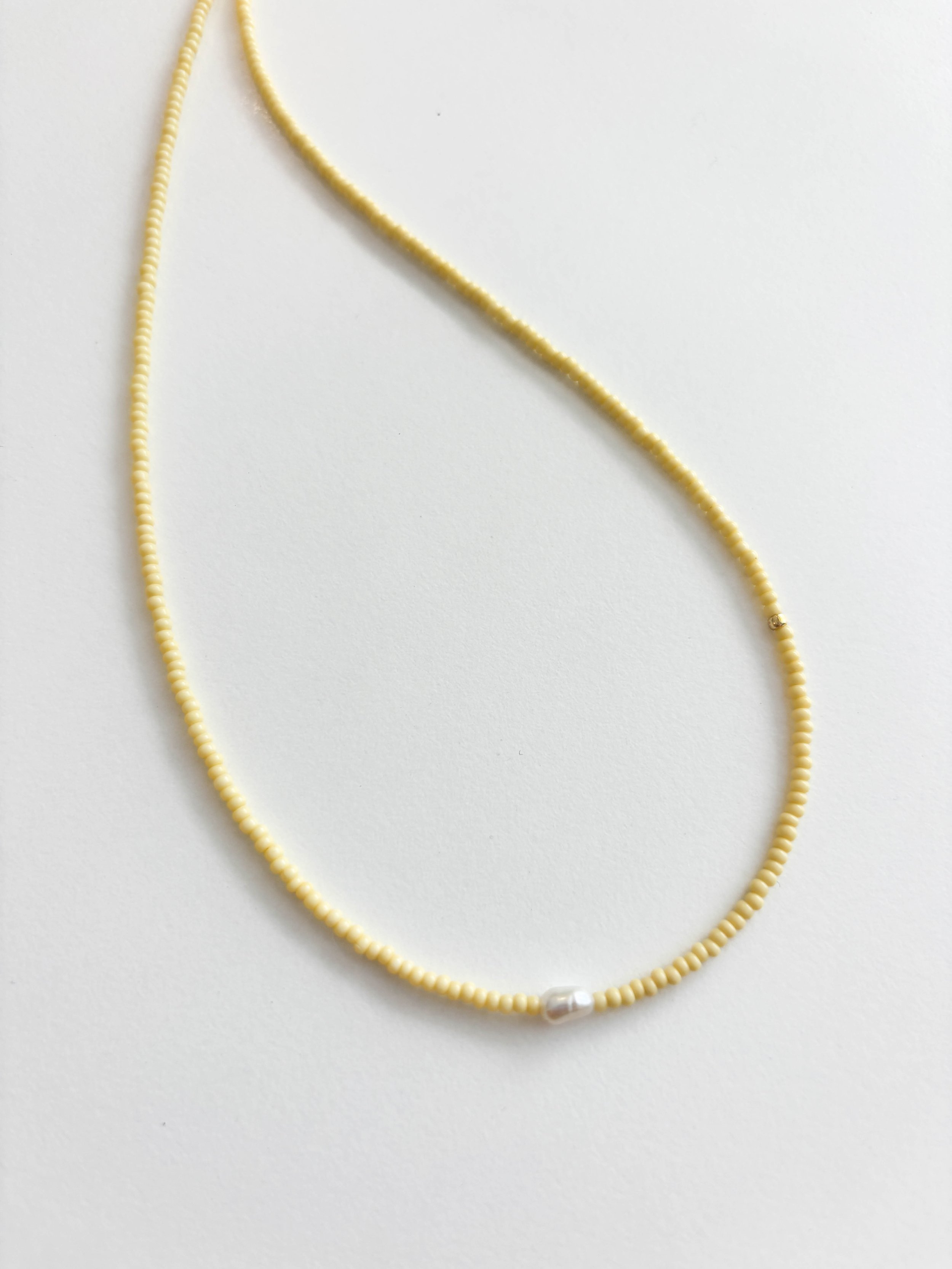 The Staple Necklace 02 | Butter Yellow