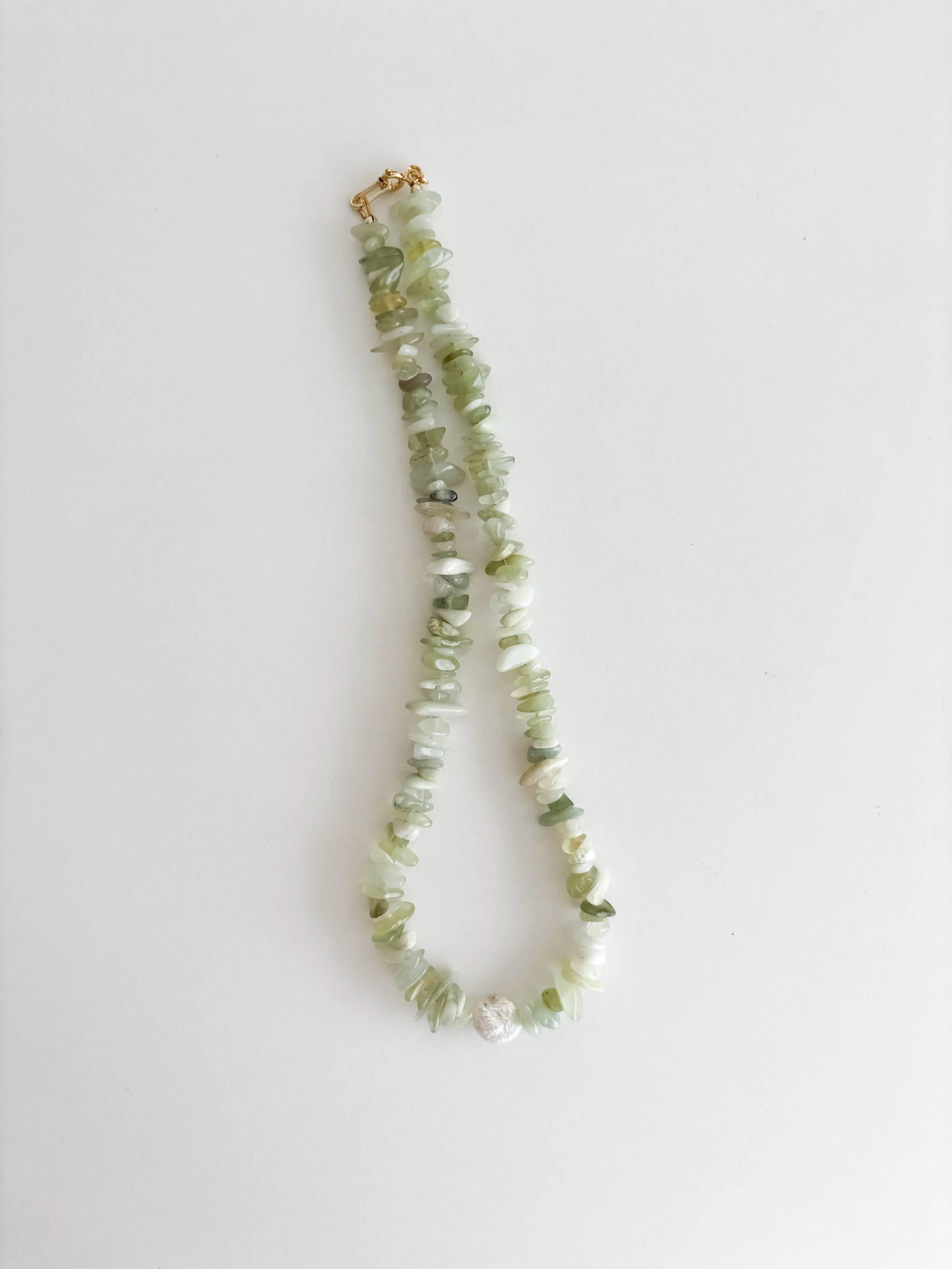 New Jade & Freshwater Pearl Necklace