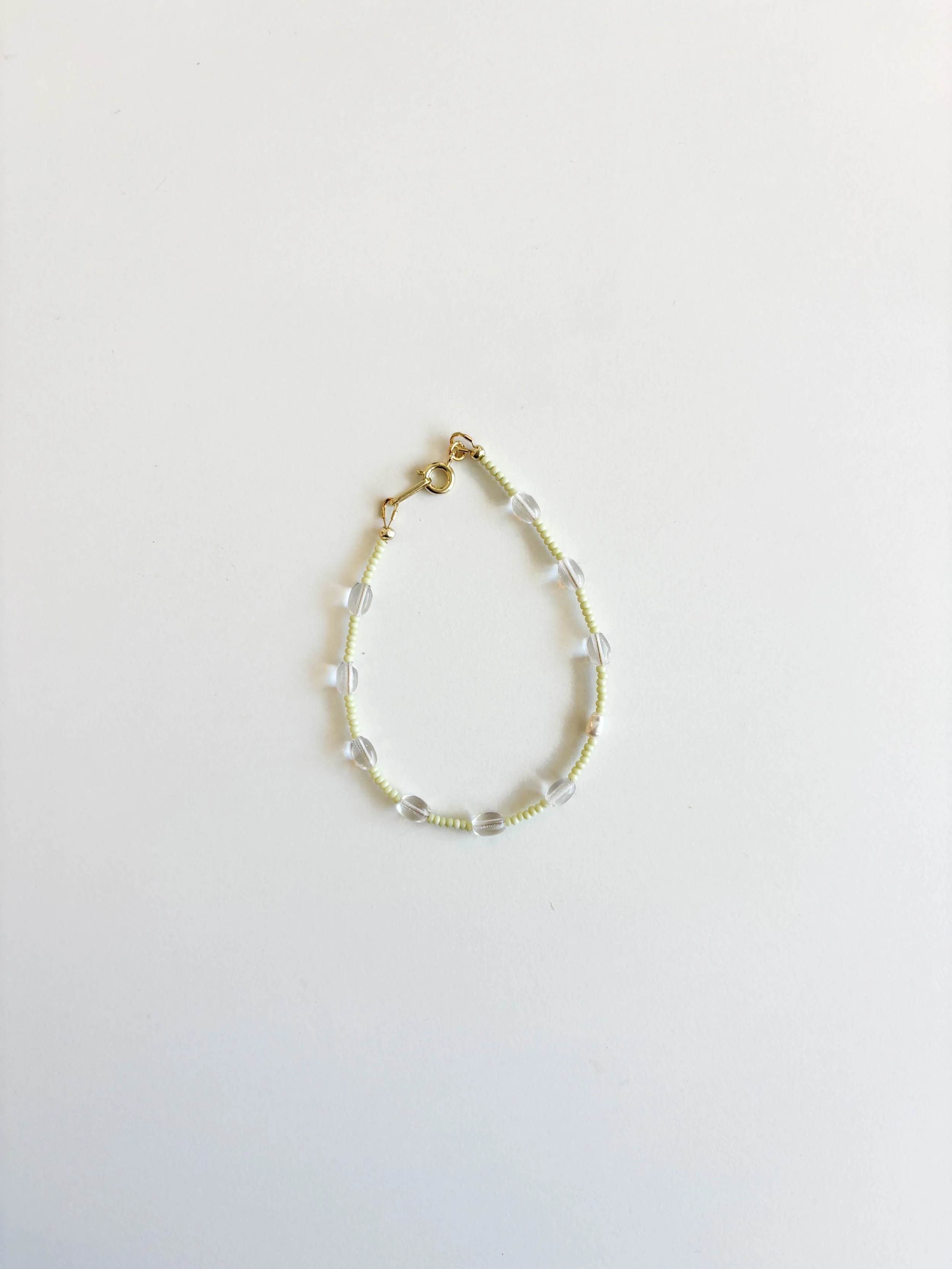 Mini Water Drop Bracelet | Light Green