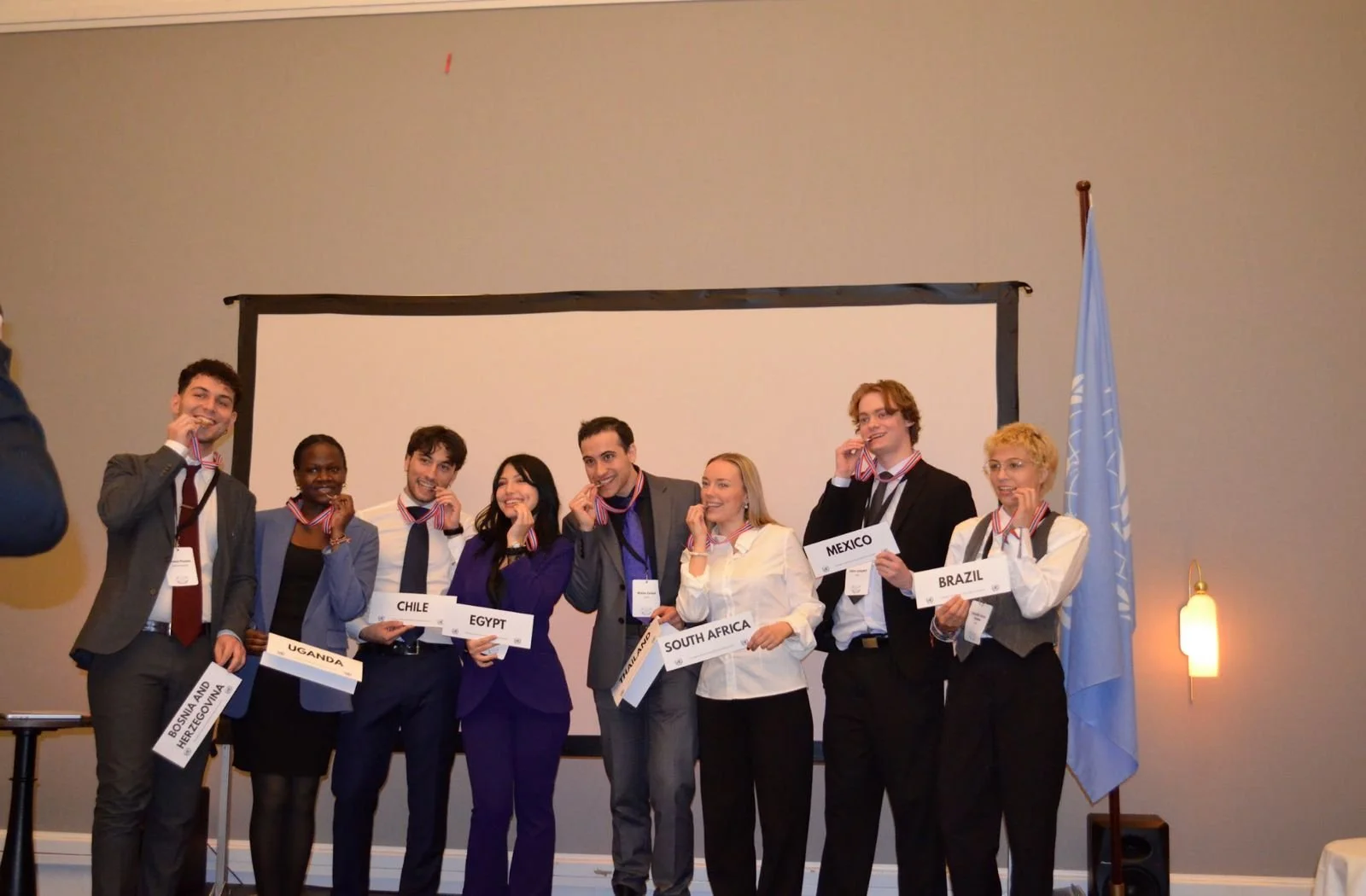 Some of our victors of NIMUN 2026