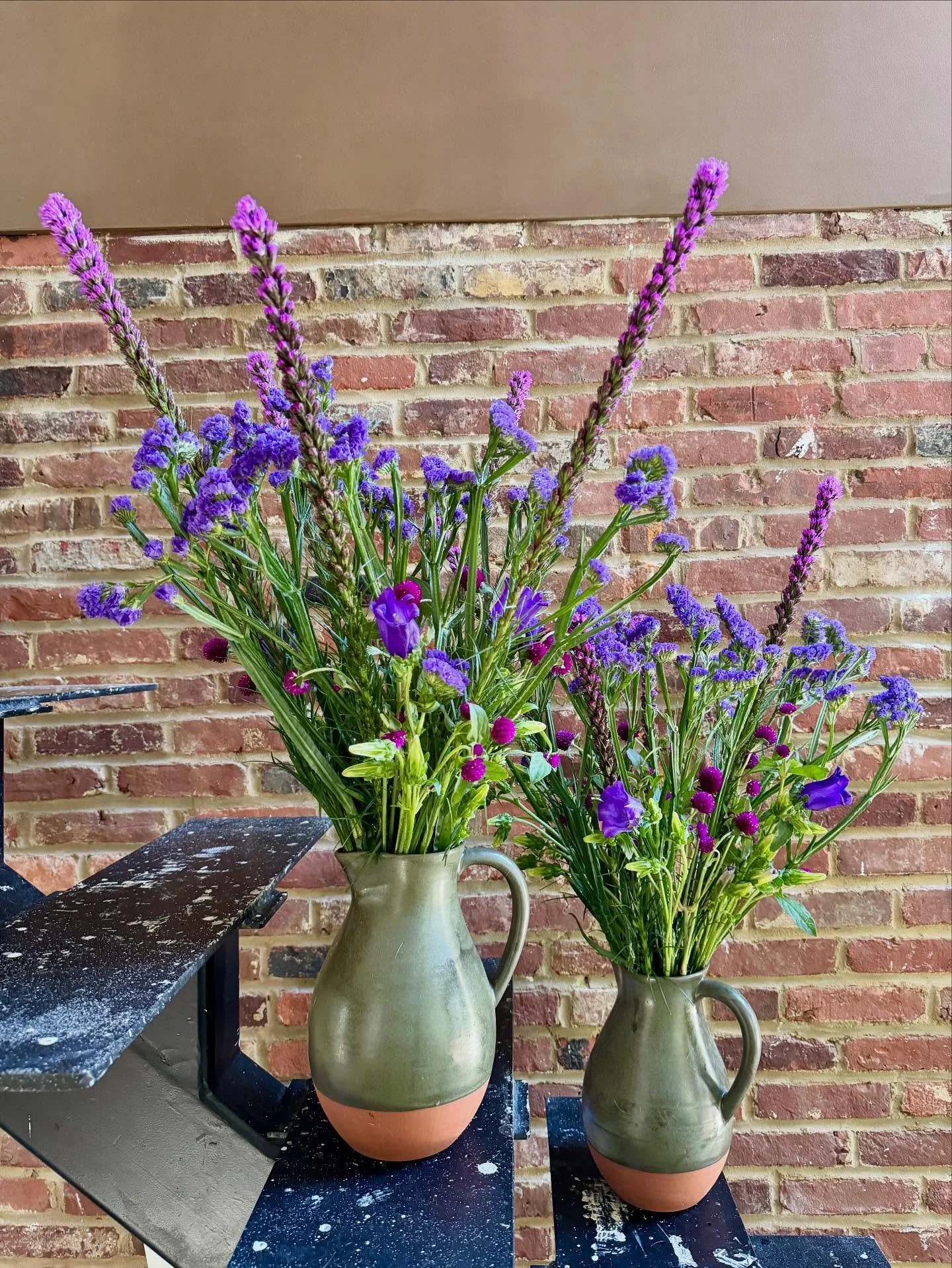 Meet Aiden &amp; Kayvon &mdash; lovers of purple, wild at heart, and boldly artistic. 💜🌿
This bouquet honors a bond that transcends time, where beauty becomes remembrance, and love lives on in every bloom. #flowers #bouquet