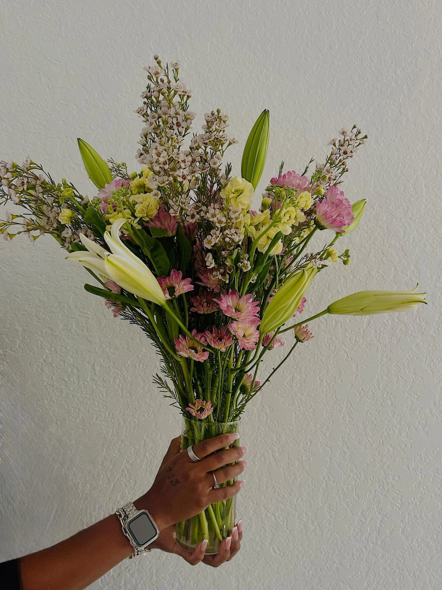 Meet Ti. Fierce yet tender, luminous in spirit, and deeply deserving of all the love. 
🌸✨
A bouquet that honors beauty, grace, and a heart with a greater purpose. 
#MarburyAndVine #BouquetOfTheDay #Tiera #FierceAndTender