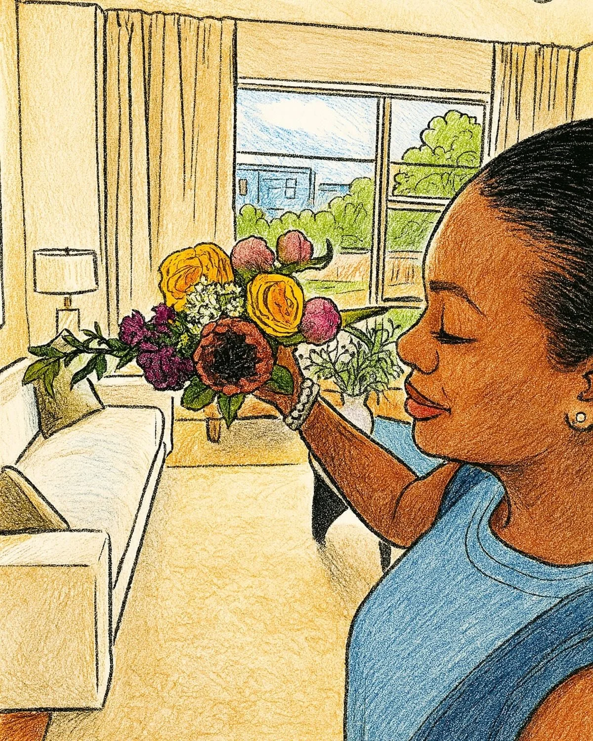 I know a girl who does flowers