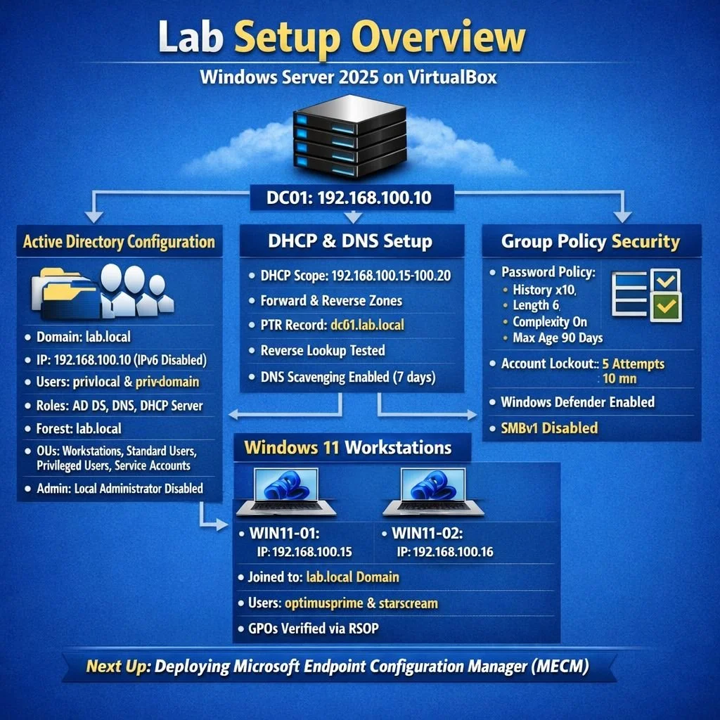 Building a VirtualBox Home Lab to Level Up My MECM Skills