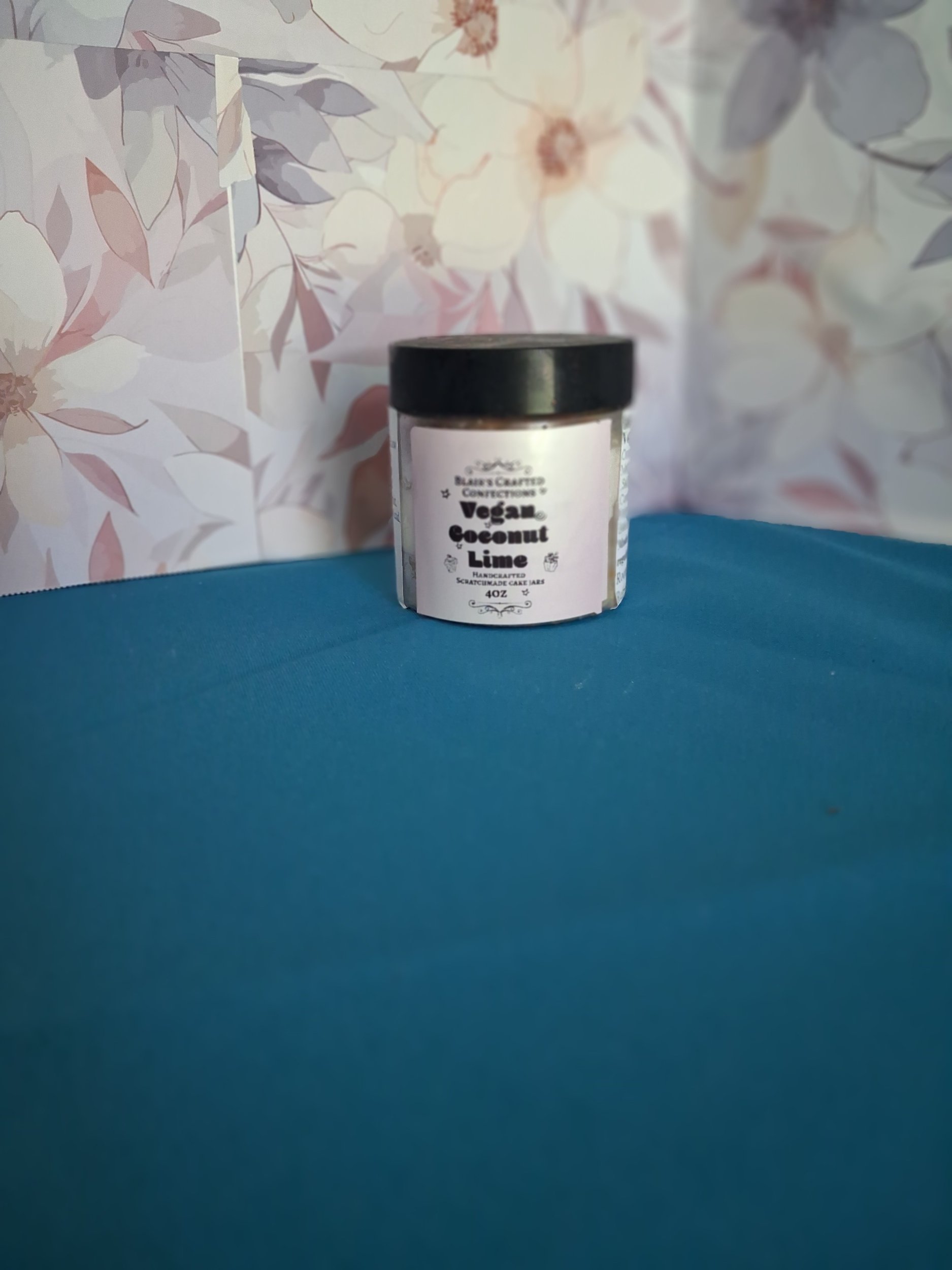 Vegan Coconut Lime 4 Ounce Cake Jar