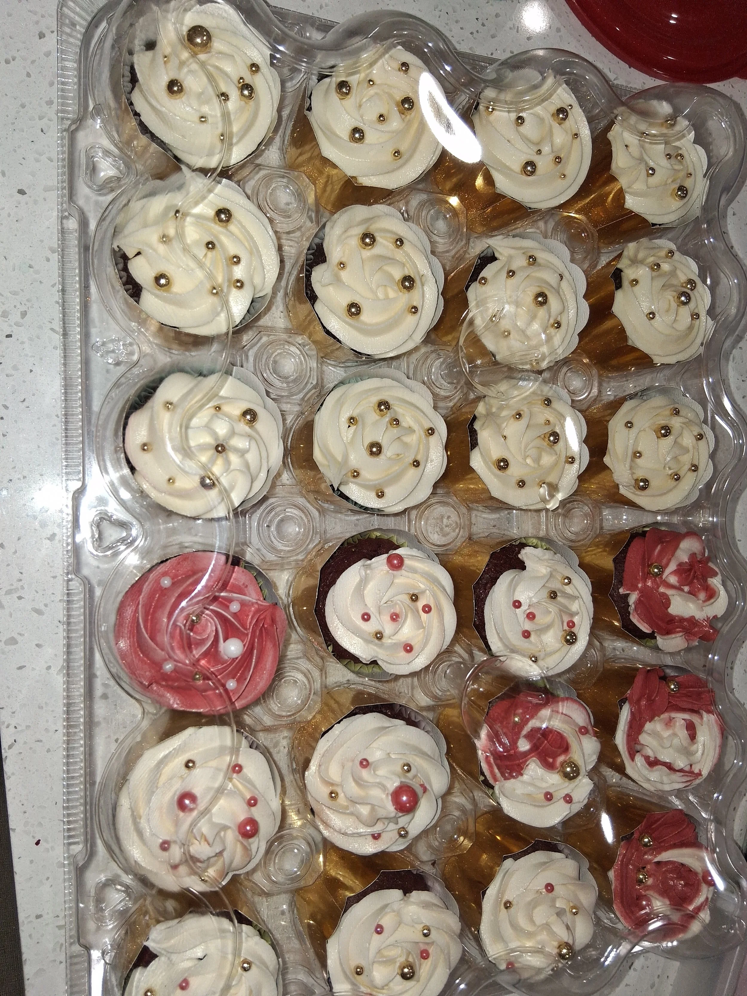 Standard Design Cupcakes with sprinkles 24-48 $50