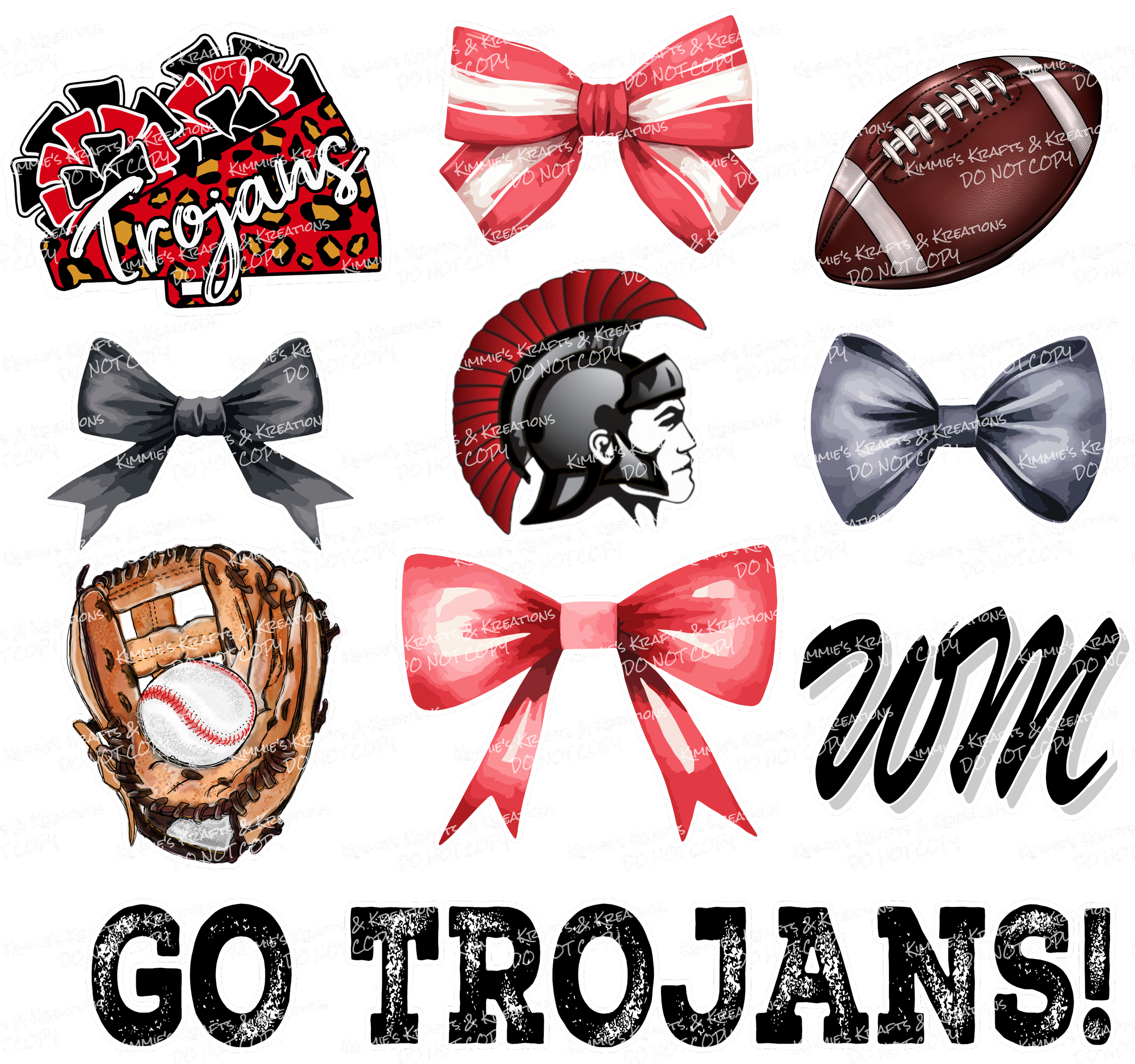 Go Trojans All Sport Bows