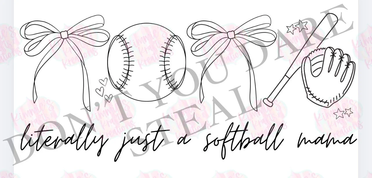 Literally Just a Softball Mama