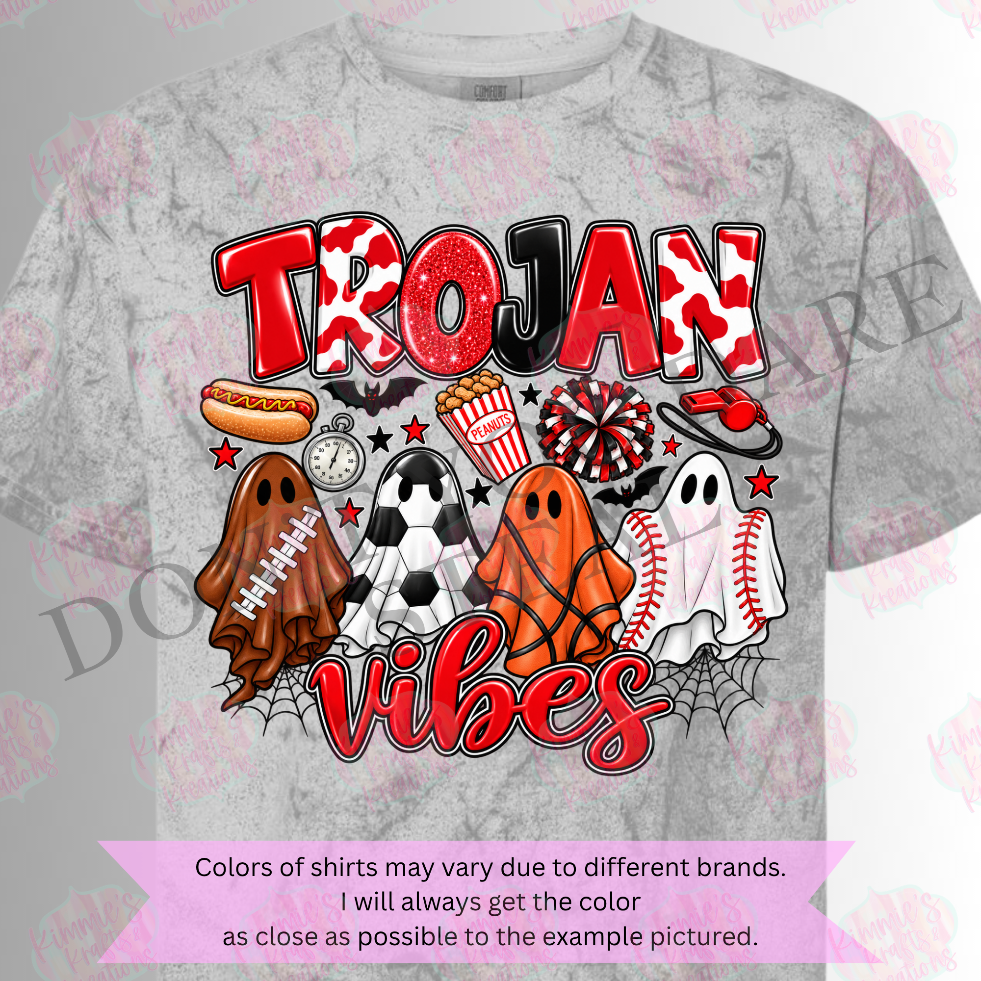Trojan Vibes Sporty Ghost