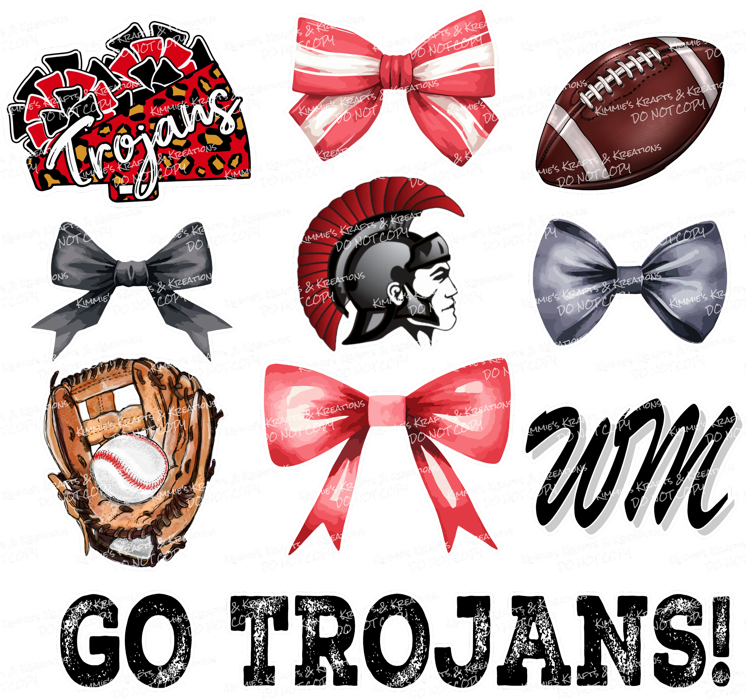 Go Trojans Bows